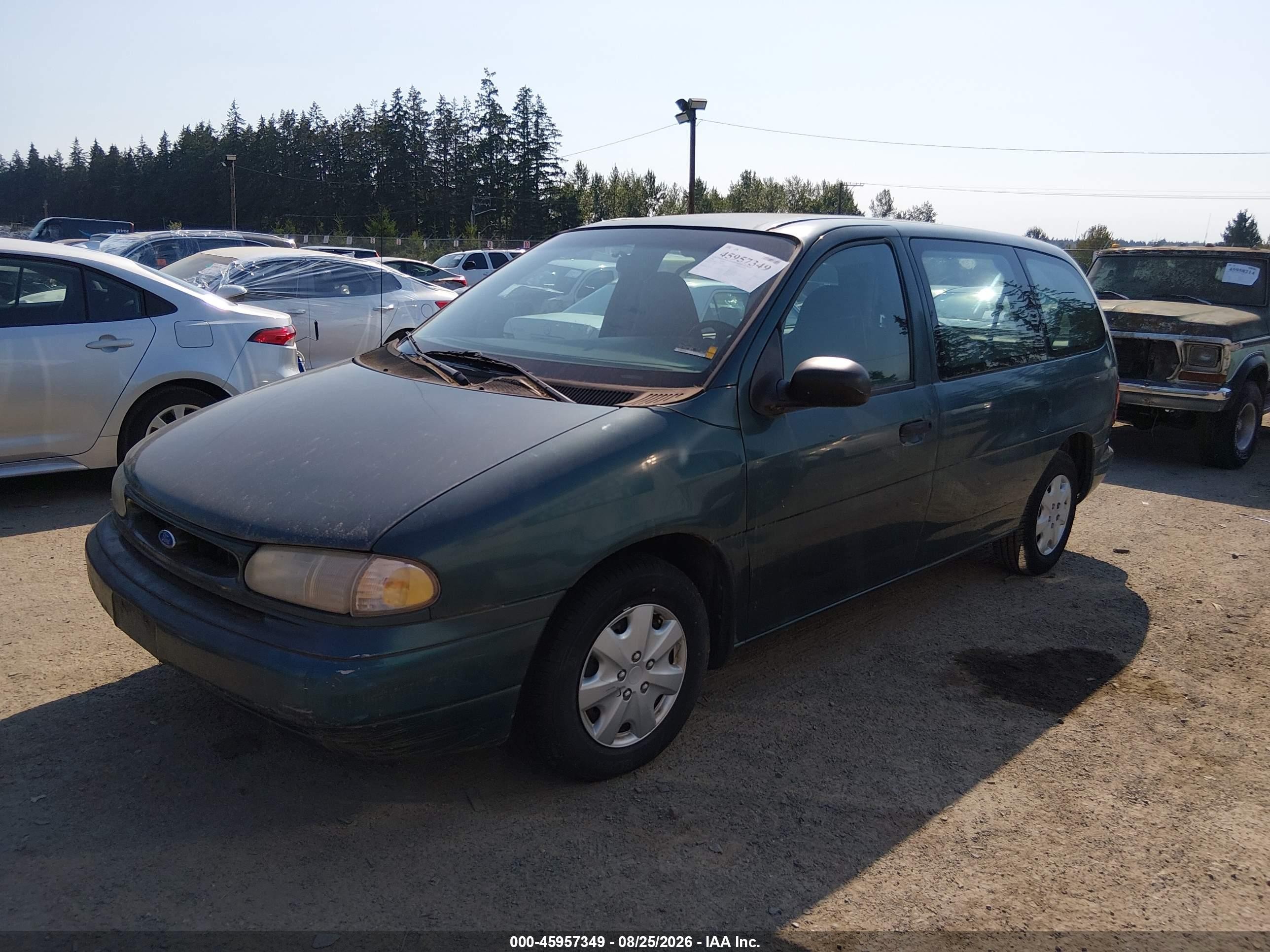 1996 Ford Windstar Wagon Green vin: 2FMDA51U1TBC18475