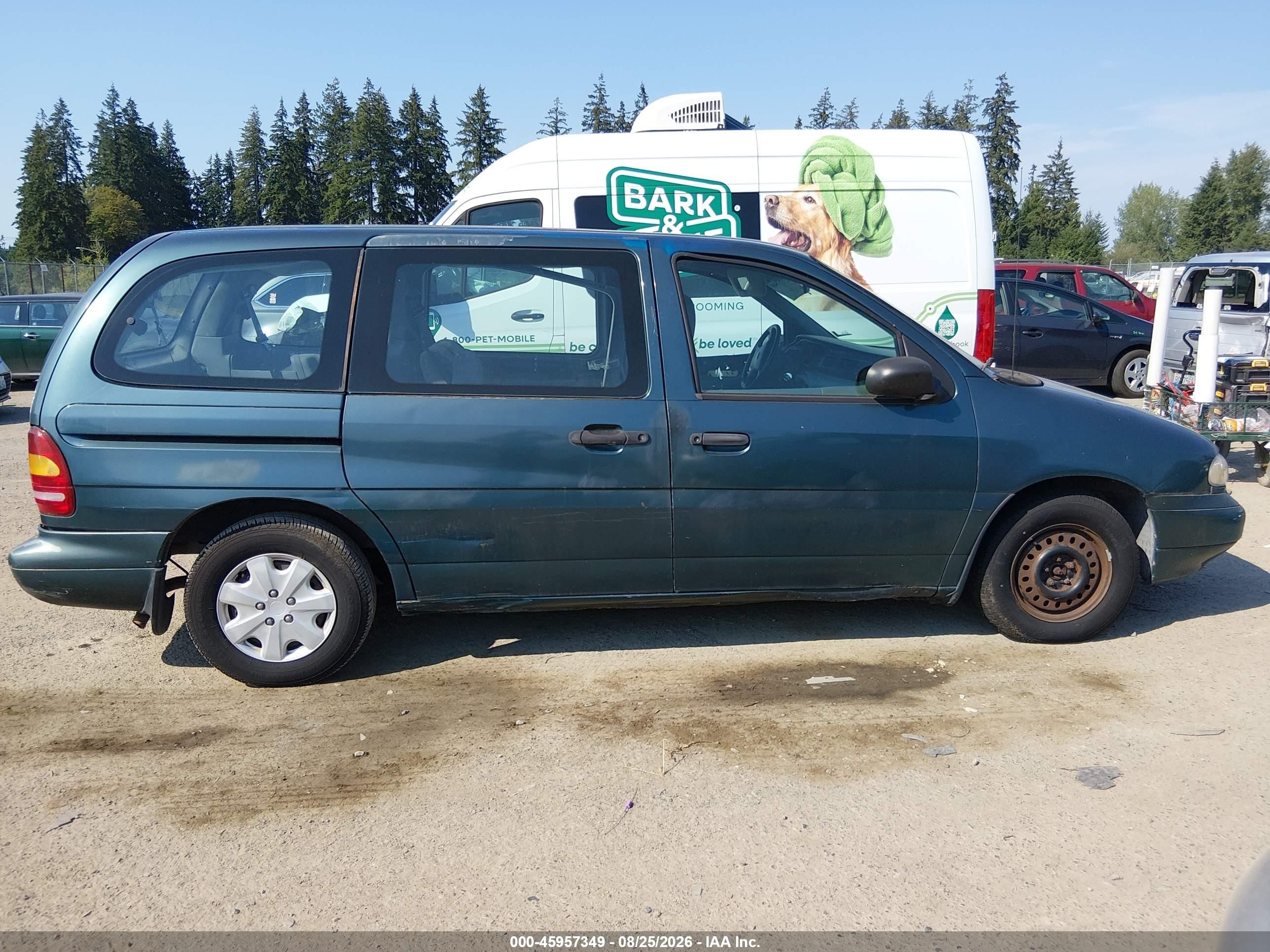 1996 Ford Windstar Wagon Green vin: 2FMDA51U1TBC18475