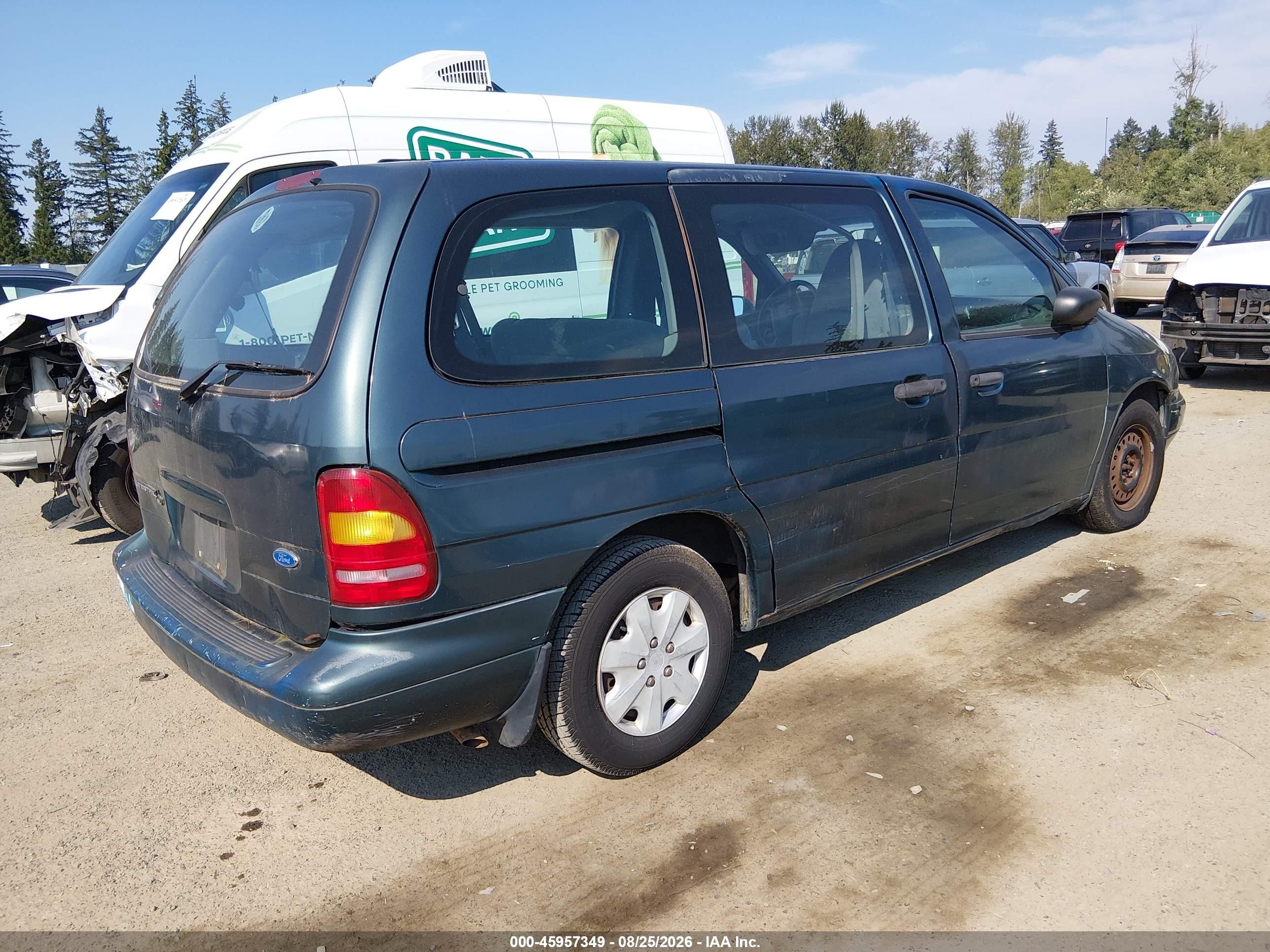 1996 Ford Windstar Wagon Green vin: 2FMDA51U1TBC18475