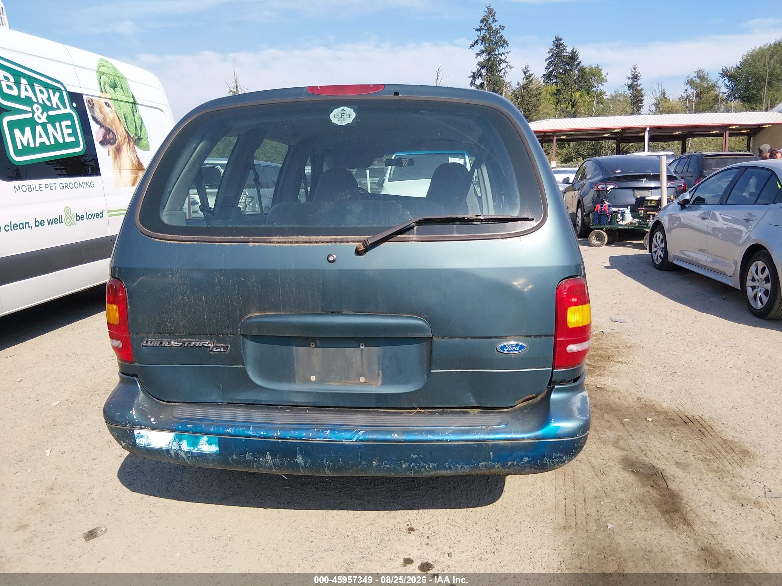 1996 Ford Windstar Wagon Green vin: 2FMDA51U1TBC18475