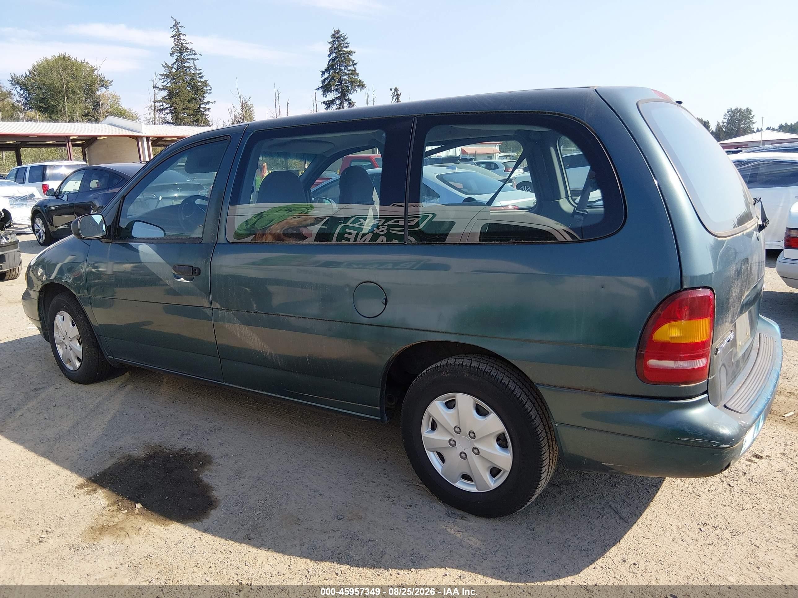 1996 Ford Windstar Wagon Green vin: 2FMDA51U1TBC18475