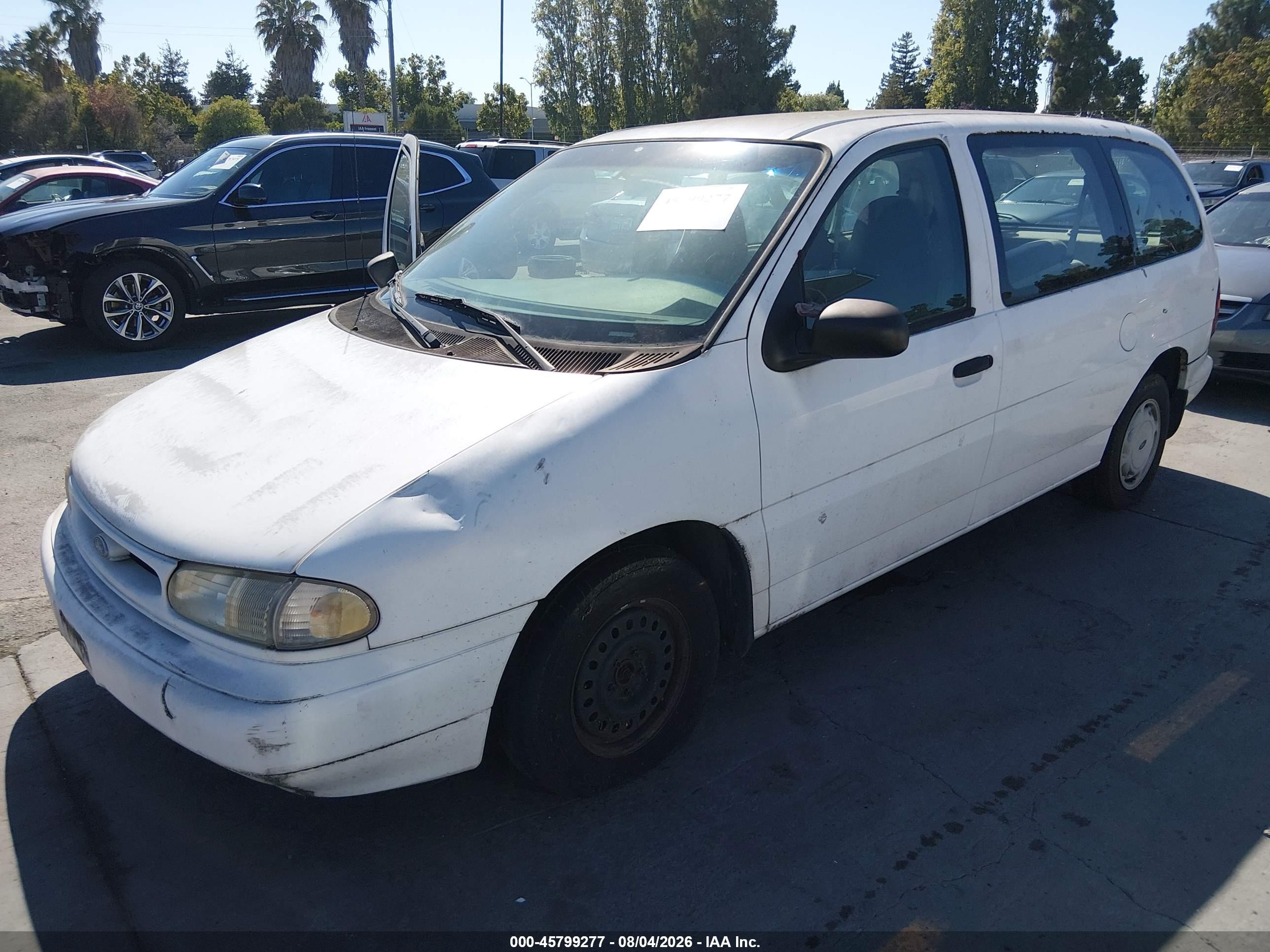 1996 Ford Windstar Wagon Белый vin: 2FMDA51U6TBC27981
