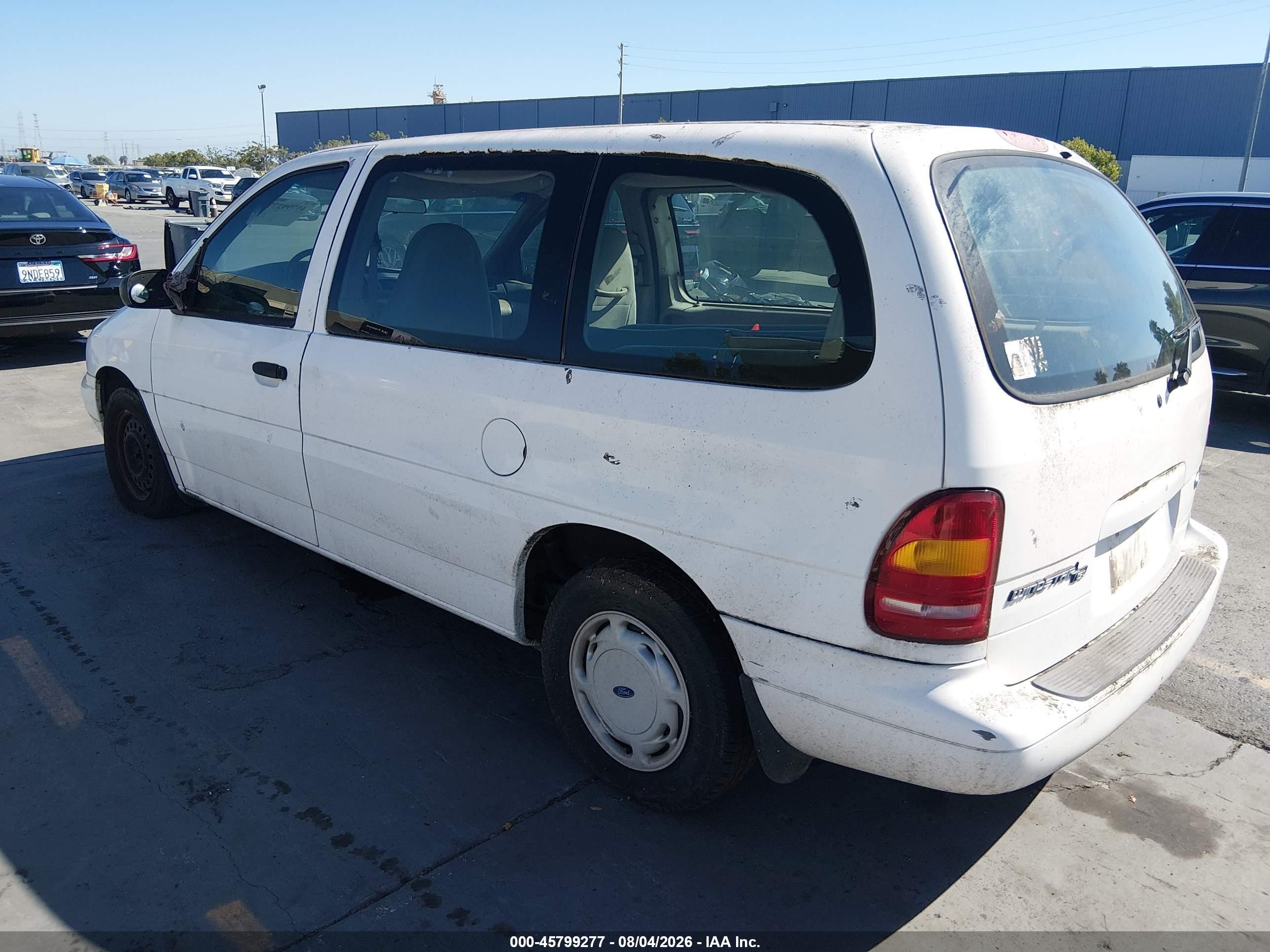 1996 Ford Windstar Wagon Белый vin: 2FMDA51U6TBC27981