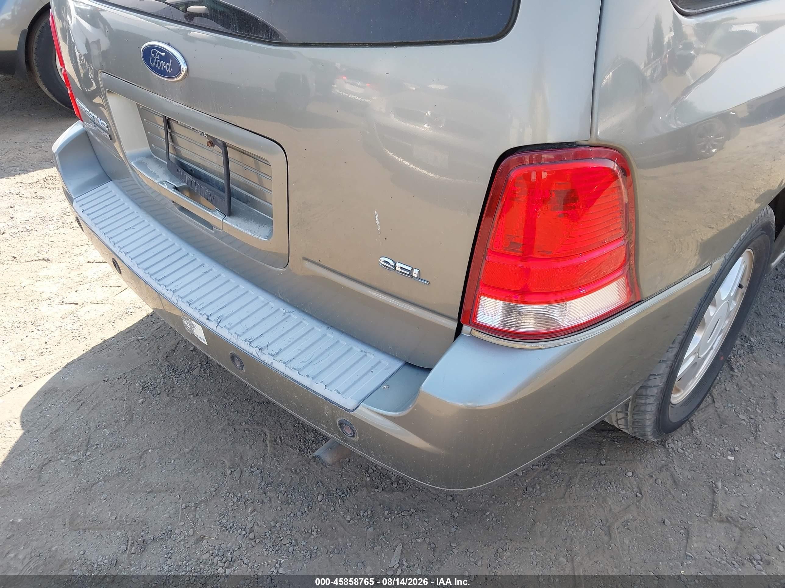 2004 Ford Freestar Sel Gray vin: 2FMDA52214BA53266