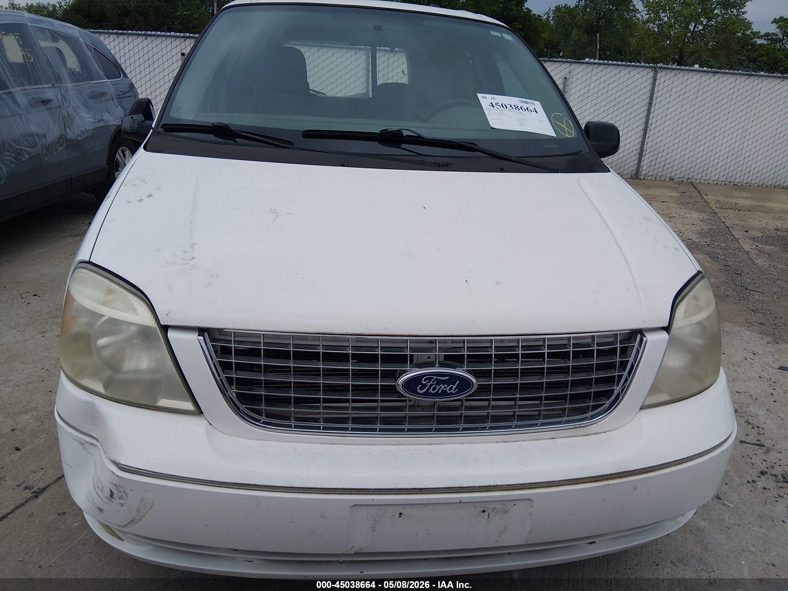 2006 Ford Freestar Sel White vin: 2FMDA52216BA64559