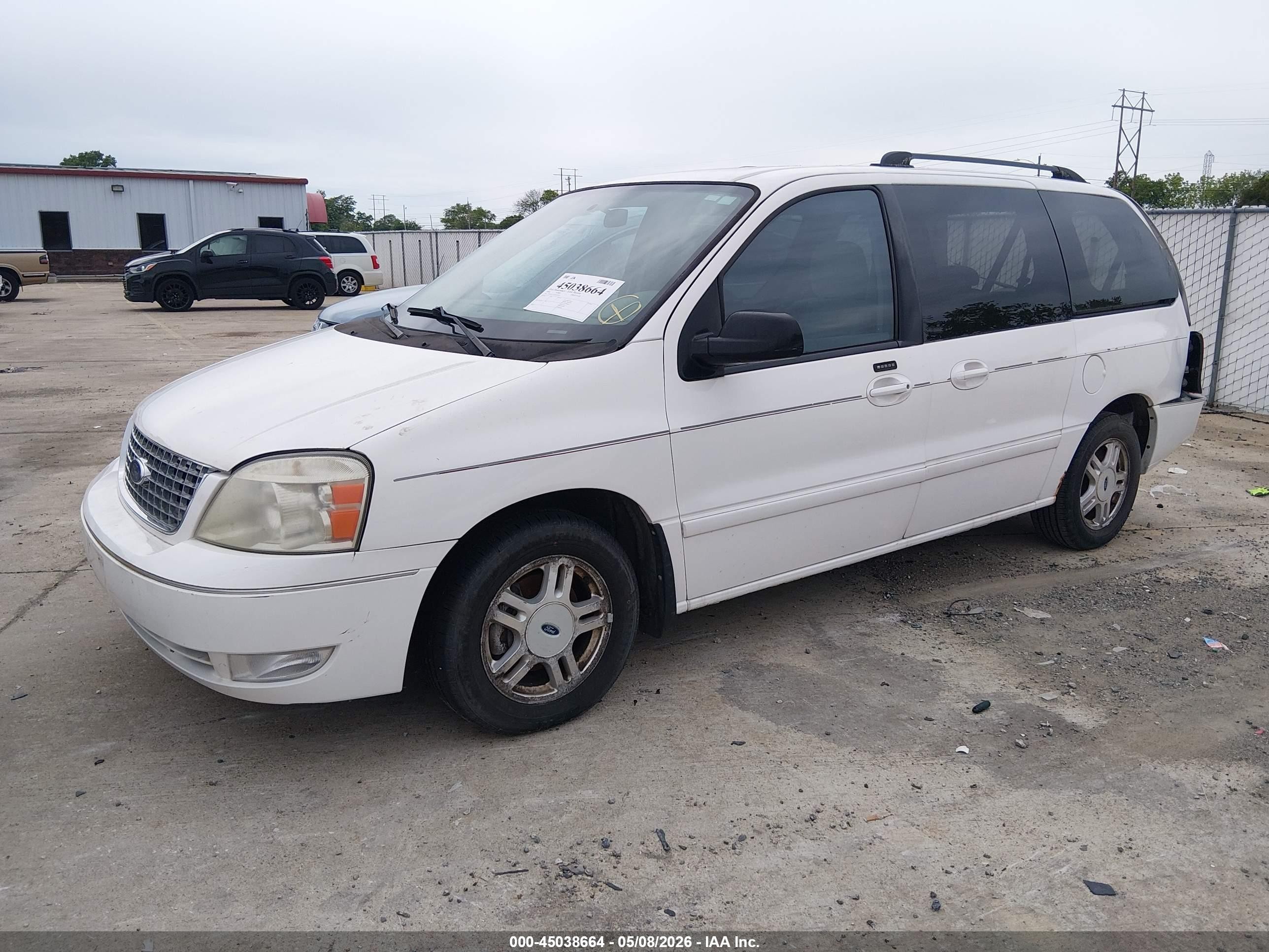 2006 Ford Freestar Sel White vin: 2FMDA52216BA64559