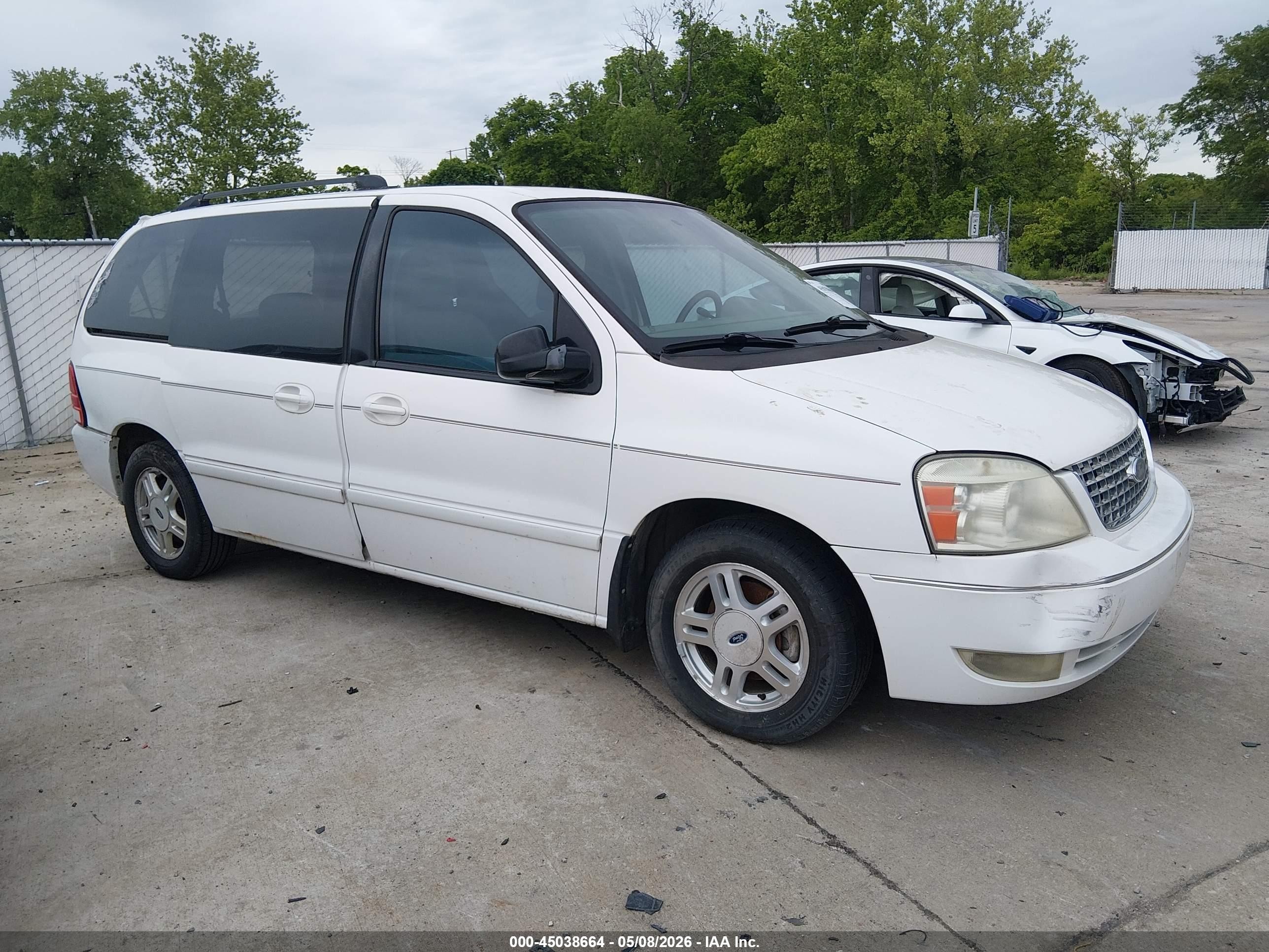 2006 Ford Freestar Sel White vin: 2FMDA52216BA64559