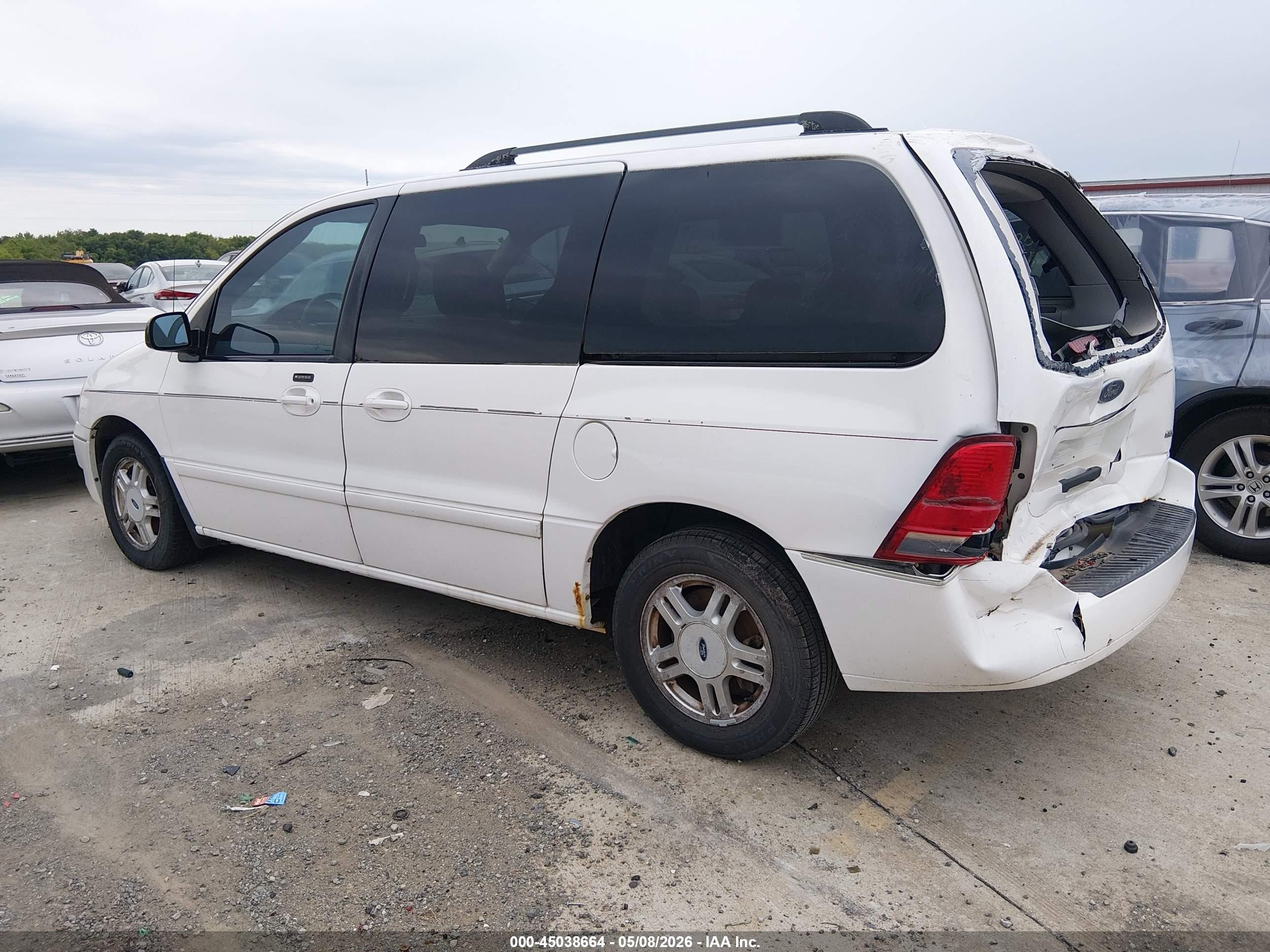 2006 Ford Freestar Sel White vin: 2FMDA52216BA64559