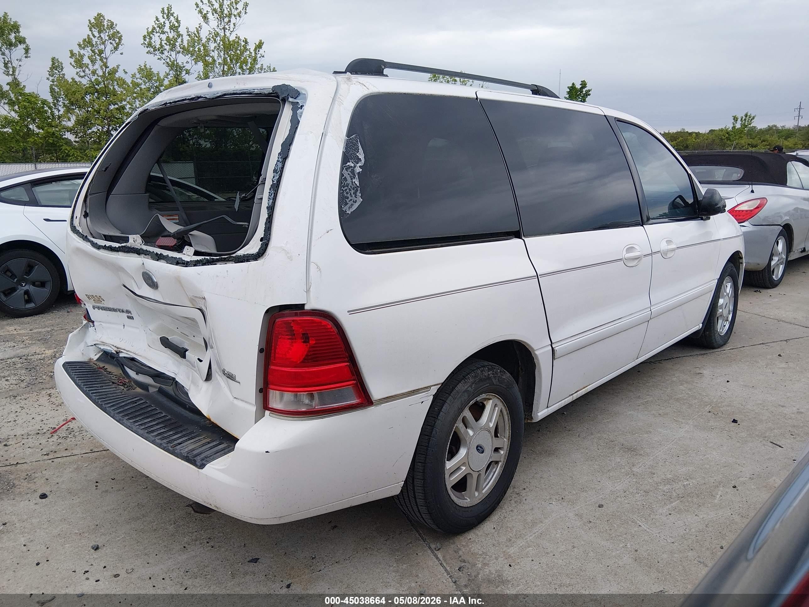 2006 Ford Freestar Sel White vin: 2FMDA52216BA64559