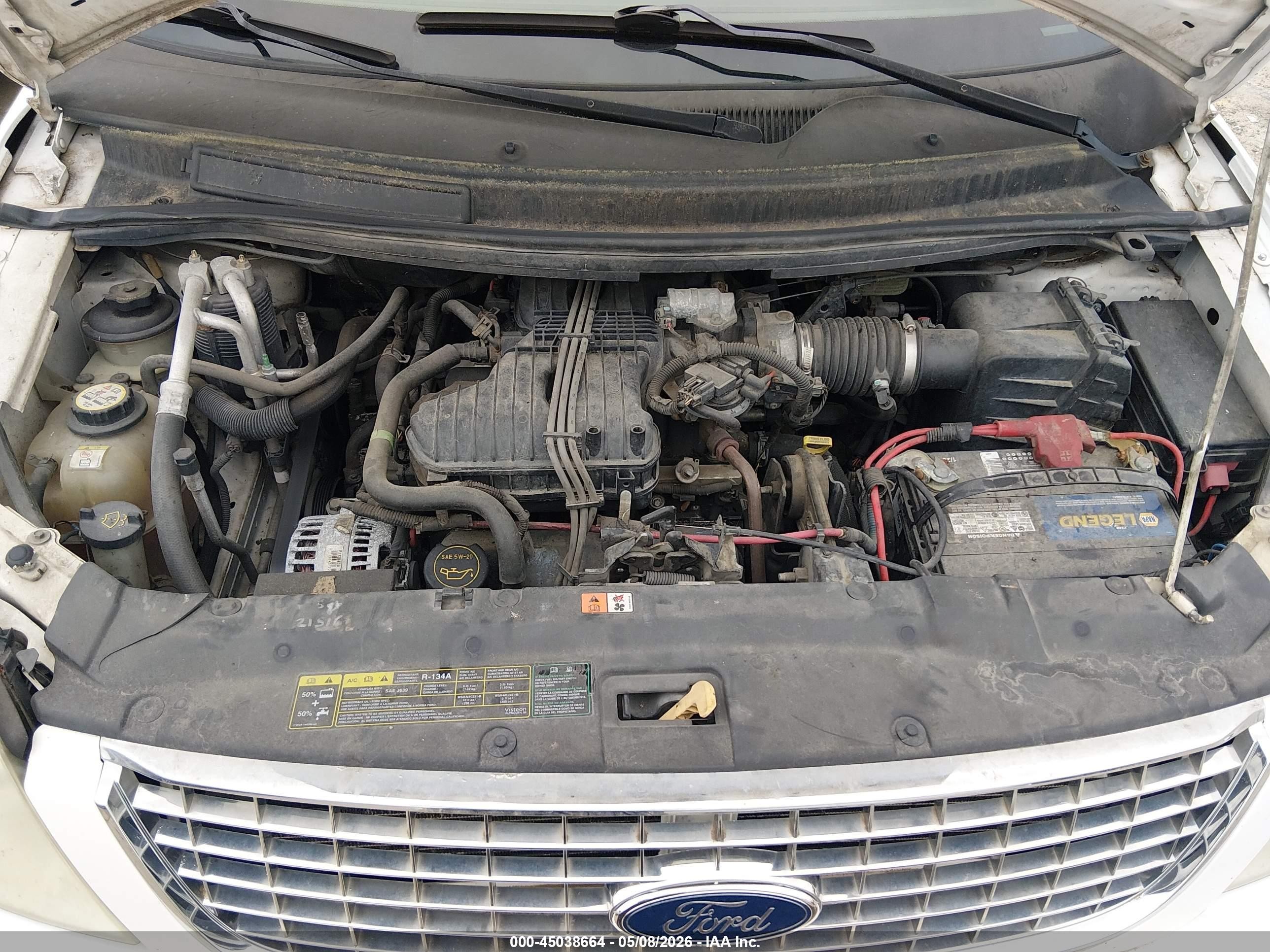 2006 Ford Freestar Sel White vin: 2FMDA52216BA64559