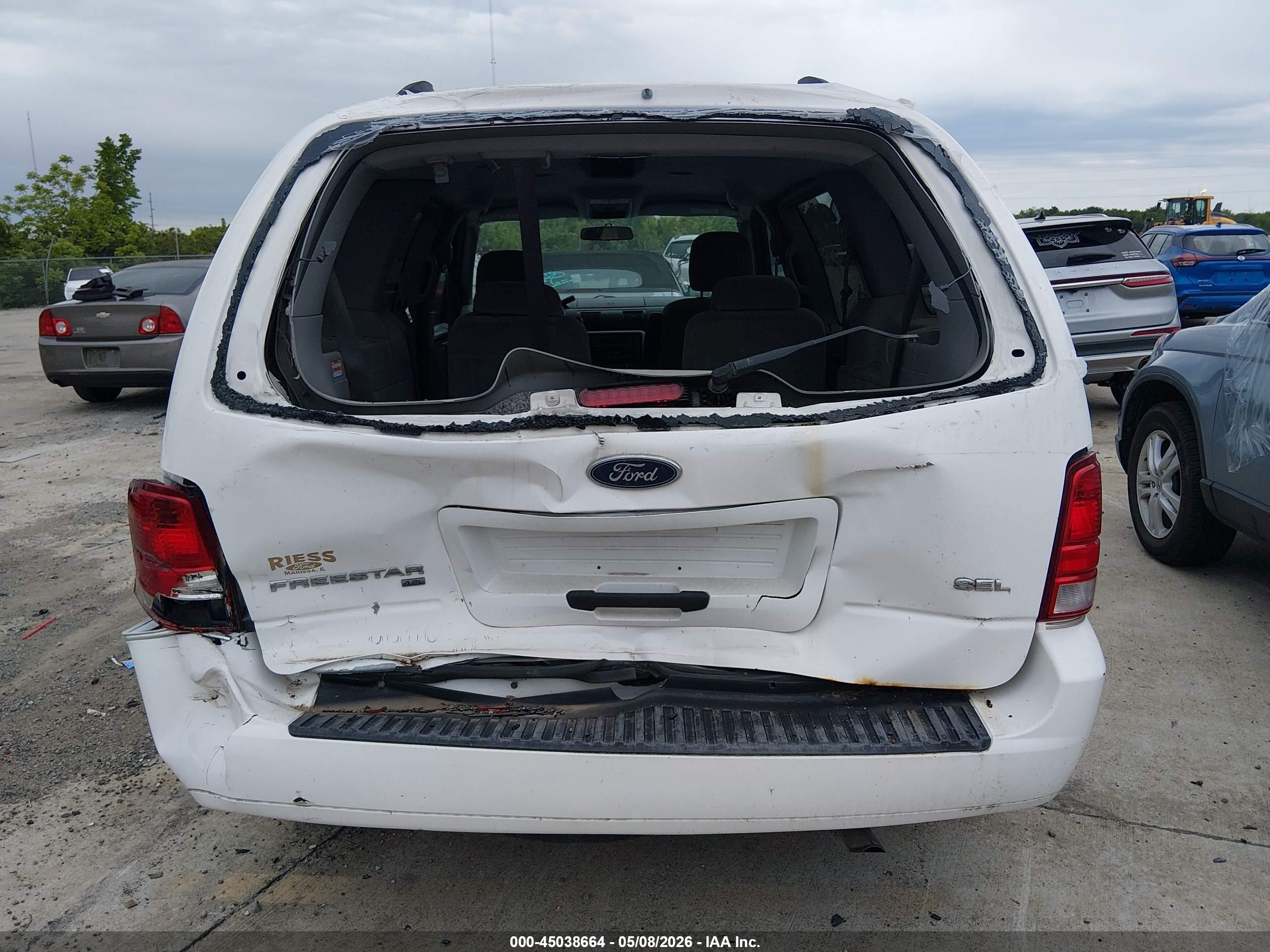 2006 Ford Freestar Sel White vin: 2FMDA52216BA64559