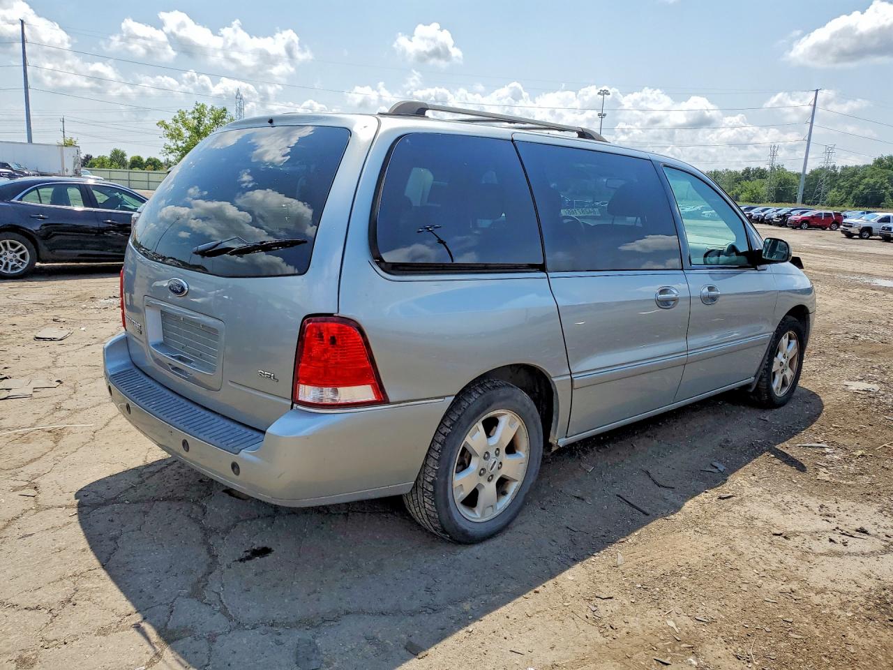 2007 Ford Freestar Sel Blue vin: 2FMDA52227BA03478