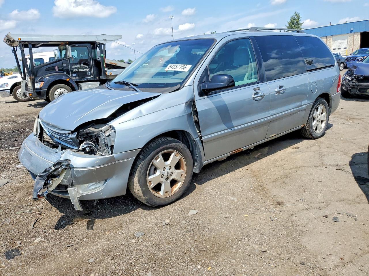 2007 Ford Freestar Sel Blue vin: 2FMDA52227BA03478