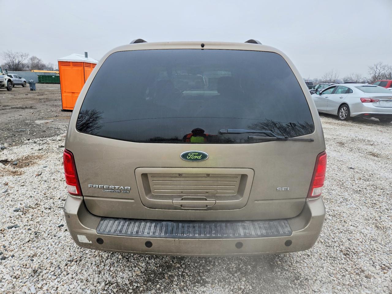 2004 Ford Freestar Beige vin: 2FMDA52244BA48286