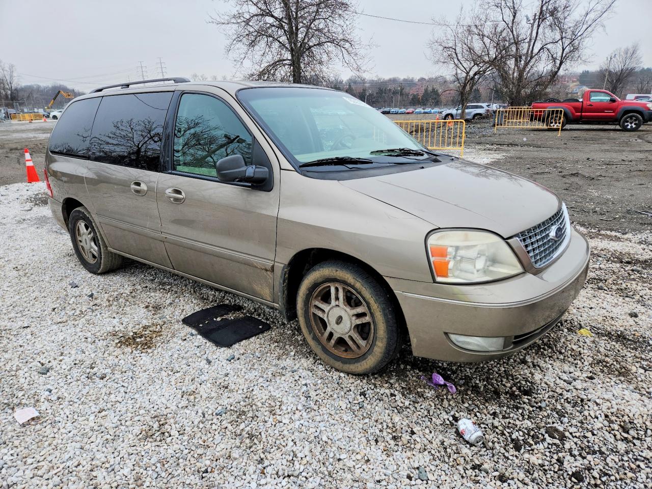 2004 Ford Freestar Beige vin: 2FMDA52244BA48286