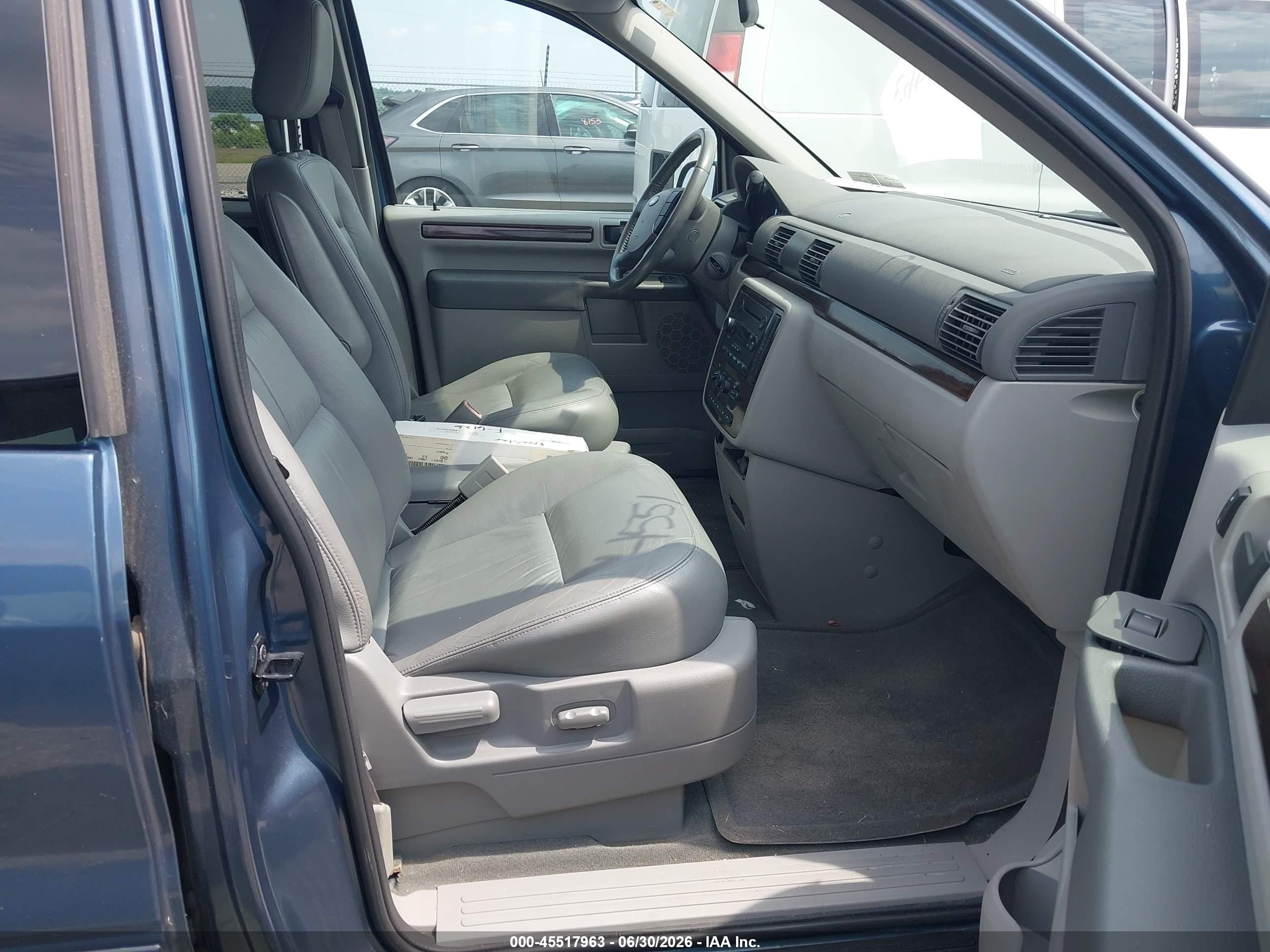 2006 Ford Freestar Sel Blue vin: 2FMDA52286BA43627