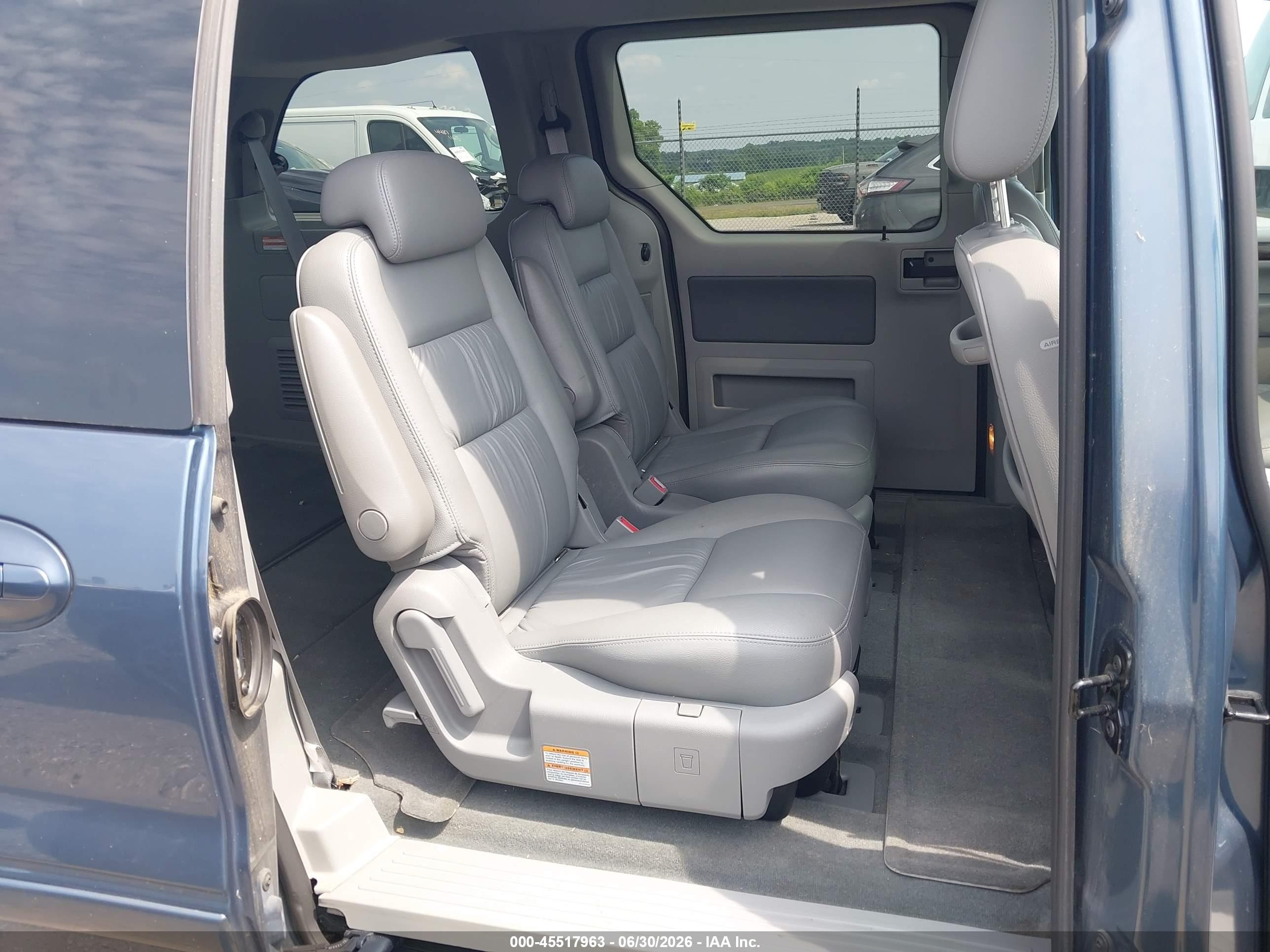 2006 Ford Freestar Sel Blue vin: 2FMDA52286BA43627