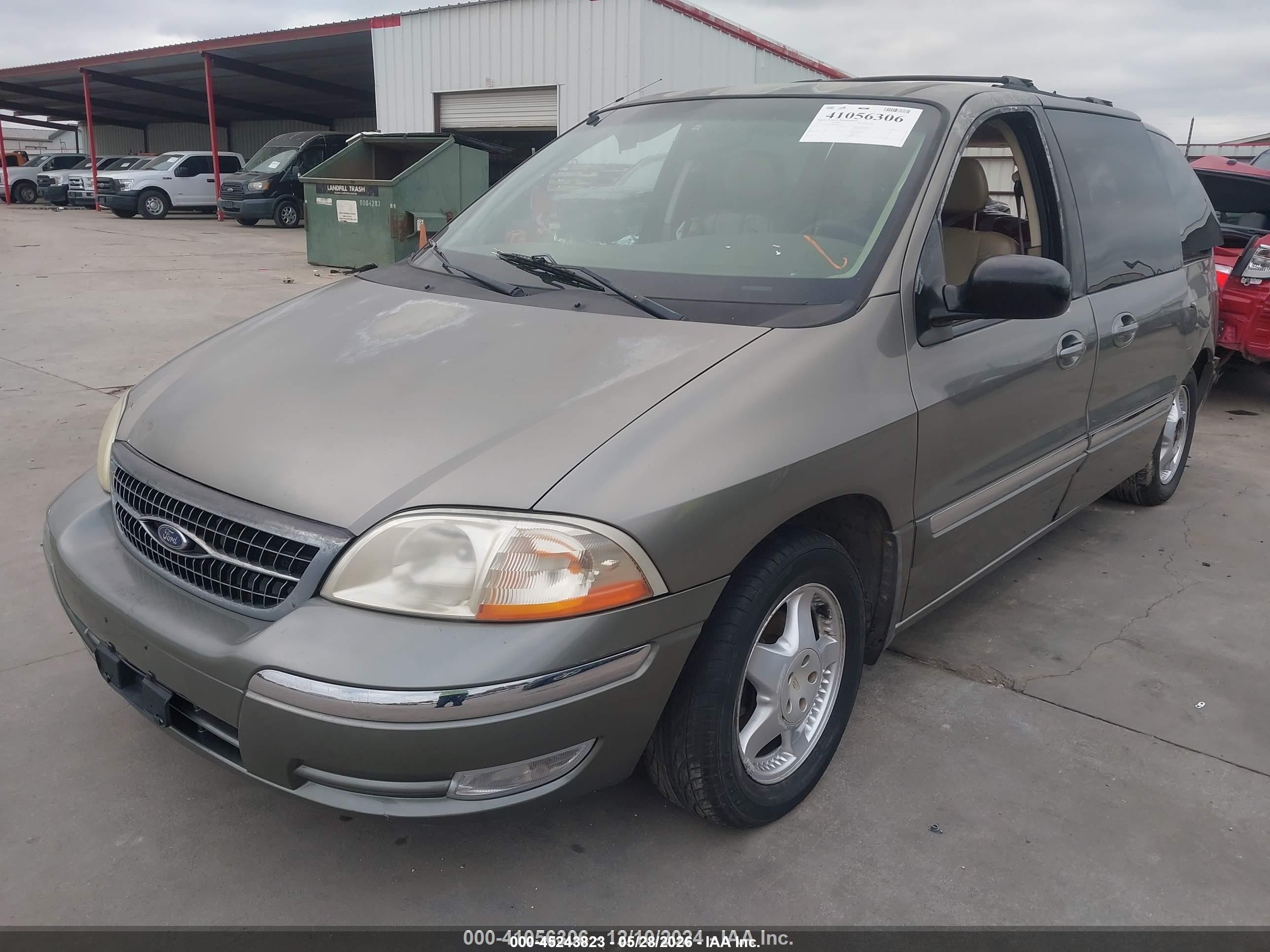 1999 Ford Windstar Se Gray vin: 2FMDA5240XBC66151