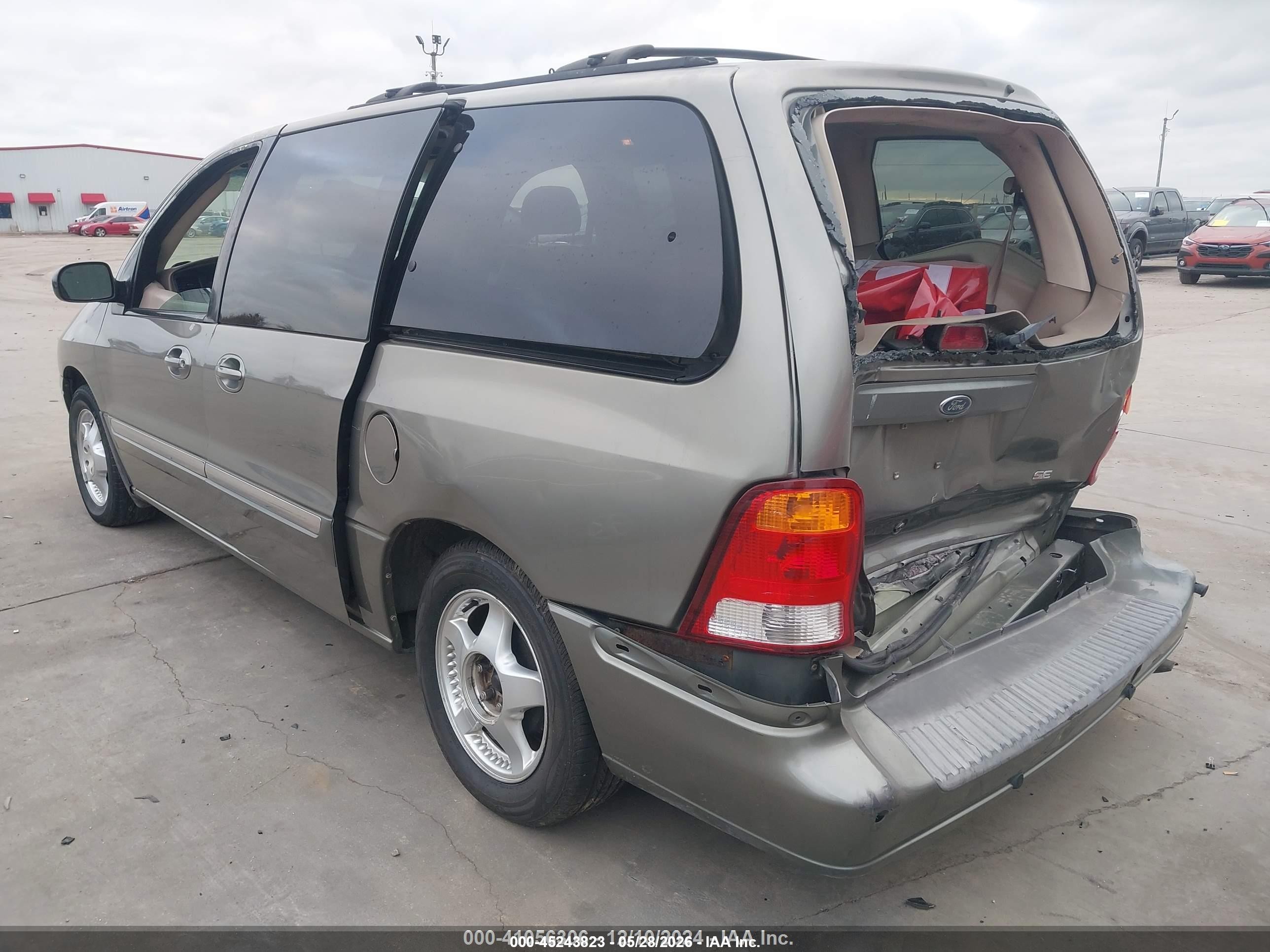 1999 Ford Windstar Se Gray vin: 2FMDA5240XBC66151