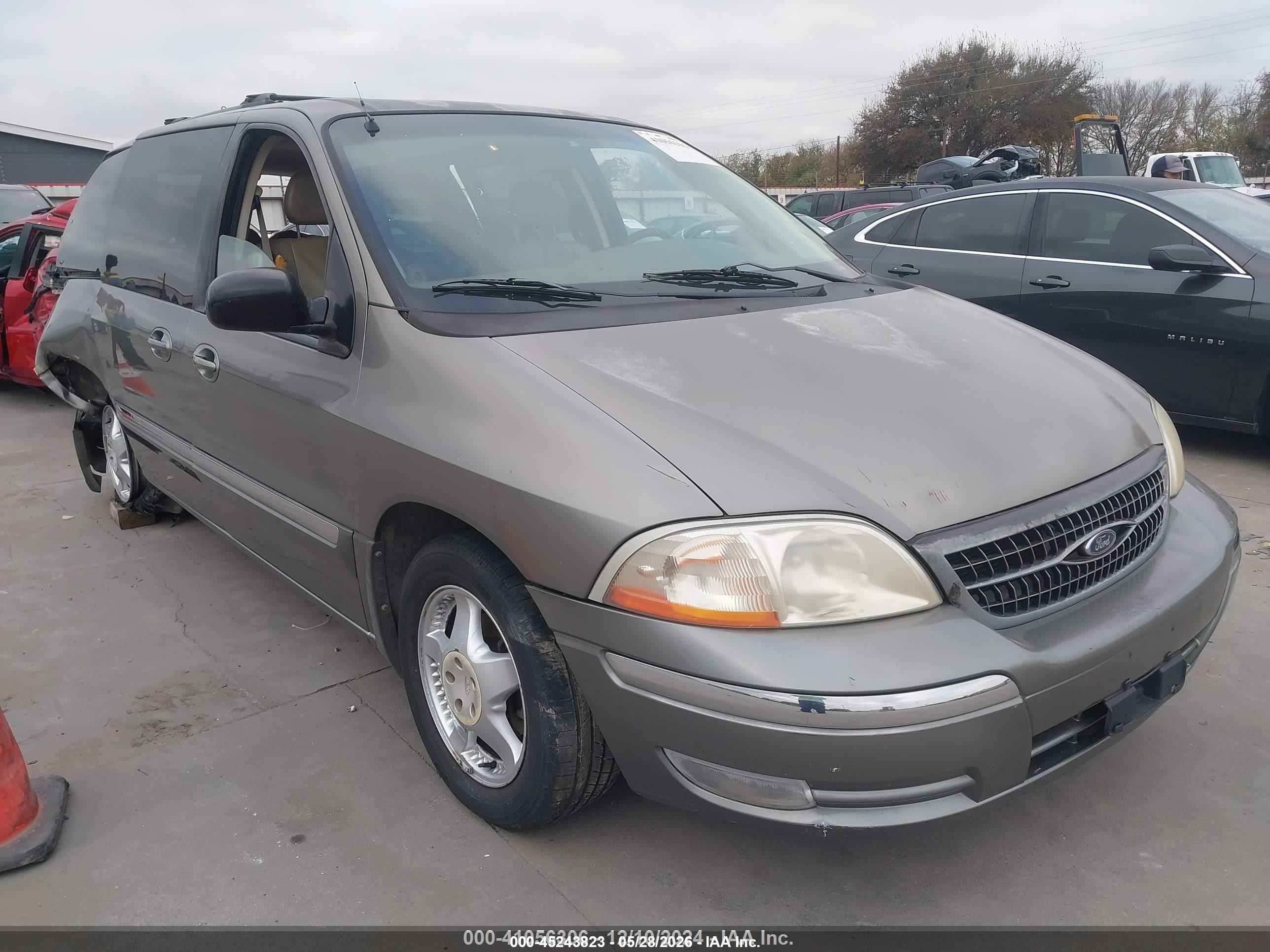 1999 Ford Windstar Se Gray vin: 2FMDA5240XBC66151