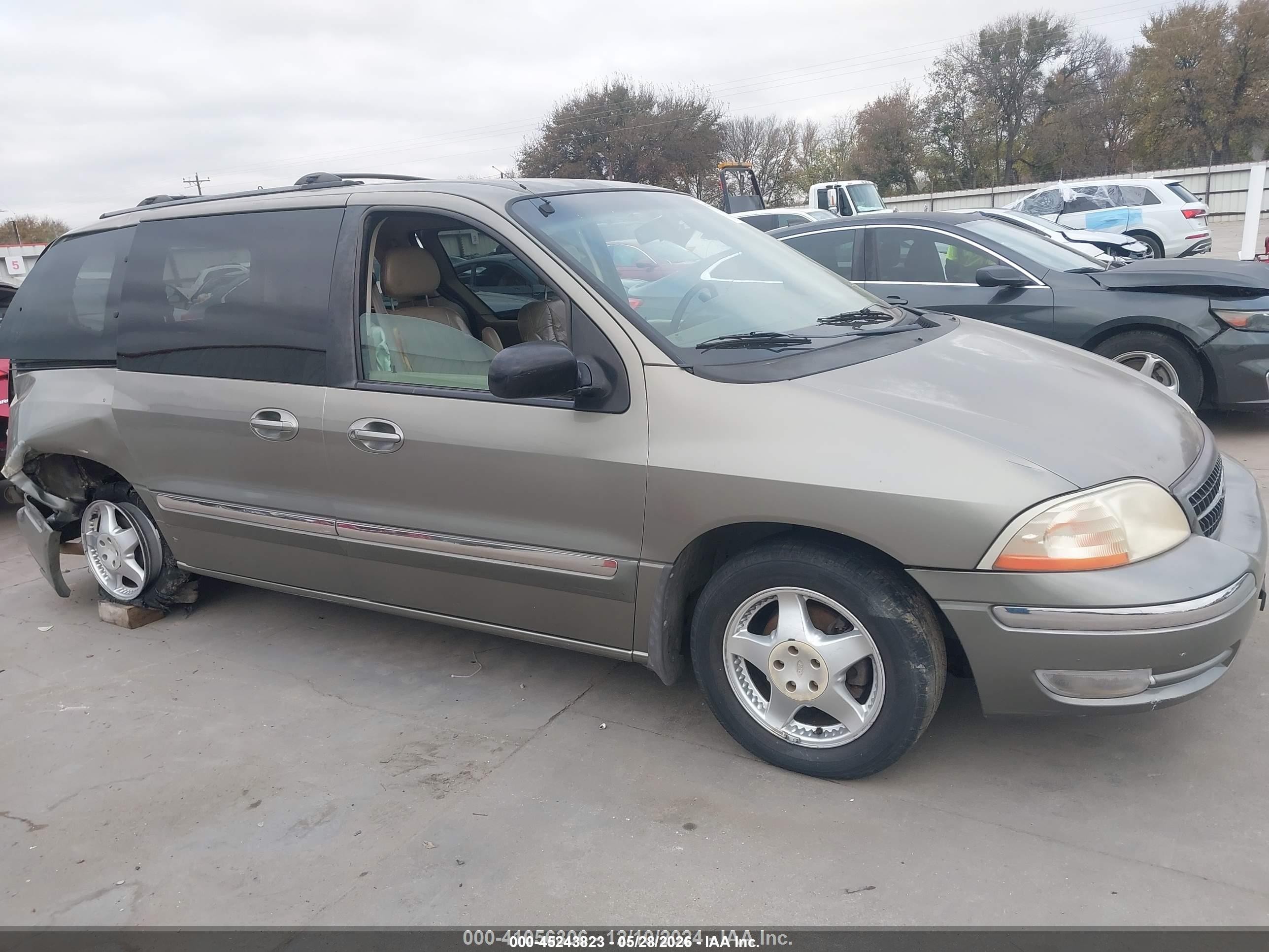 1999 Ford Windstar Se Gray vin: 2FMDA5240XBC66151