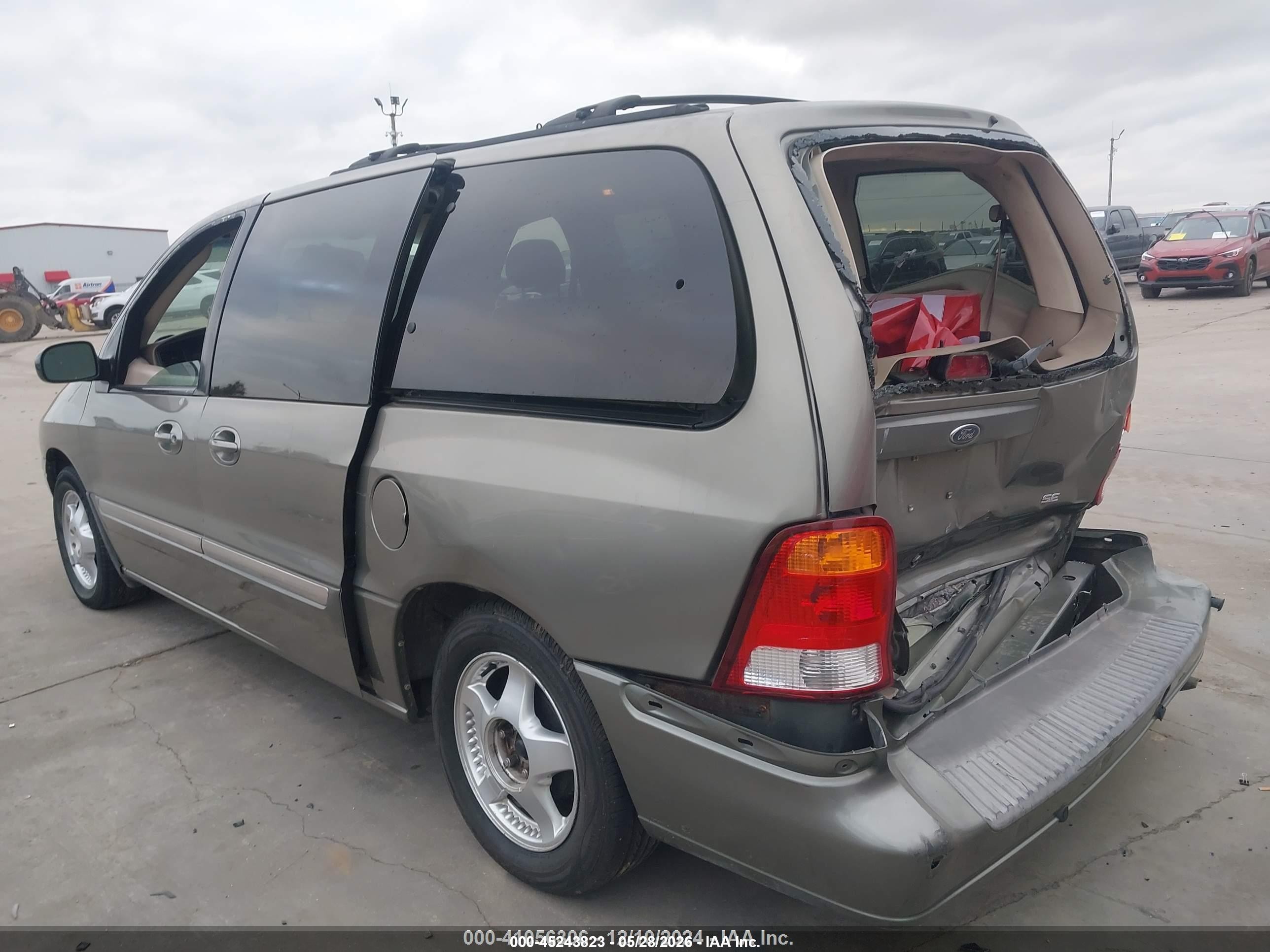 1999 Ford Windstar Se Gray vin: 2FMDA5240XBC66151