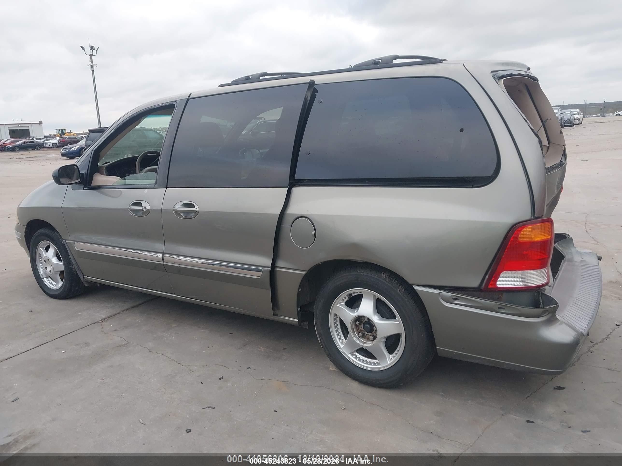 1999 Ford Windstar Se Gray vin: 2FMDA5240XBC66151