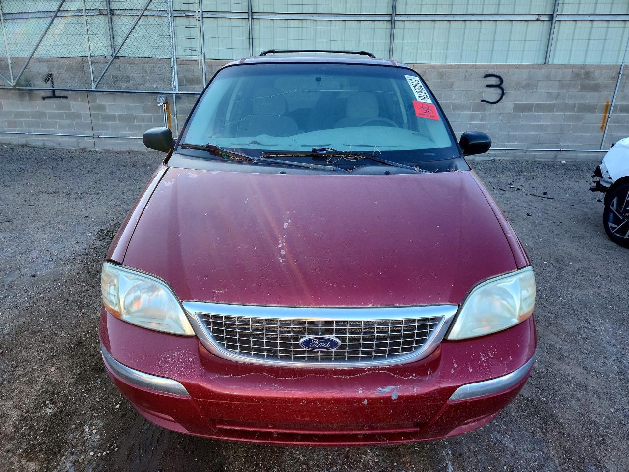 2002 Ford Windstar Se Red vin: 2FMDA52412BA83463