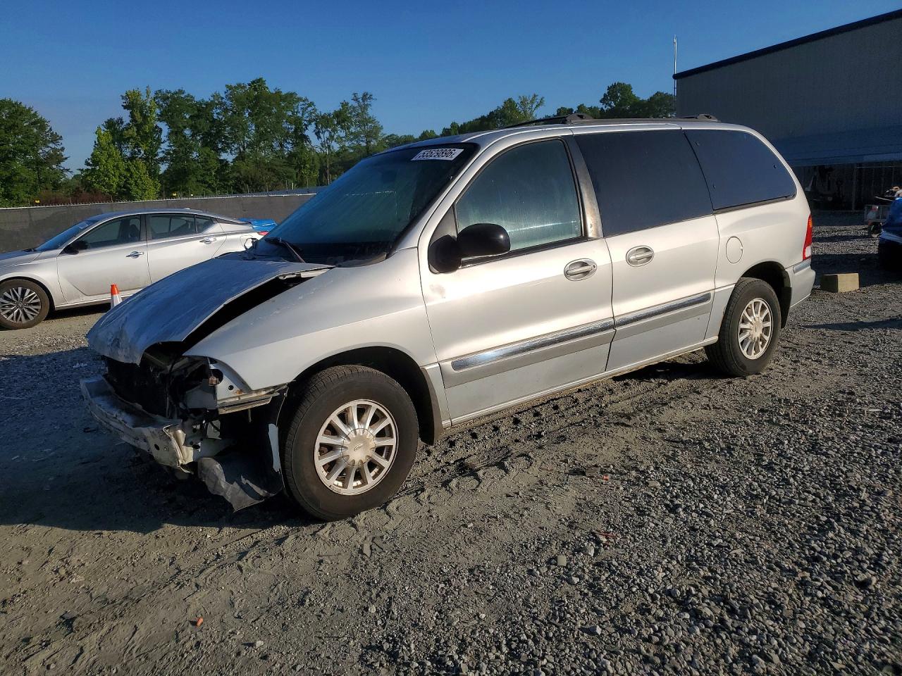 1999 Ford Windstar Se Silver vin: 2FMDA5243XBB29124