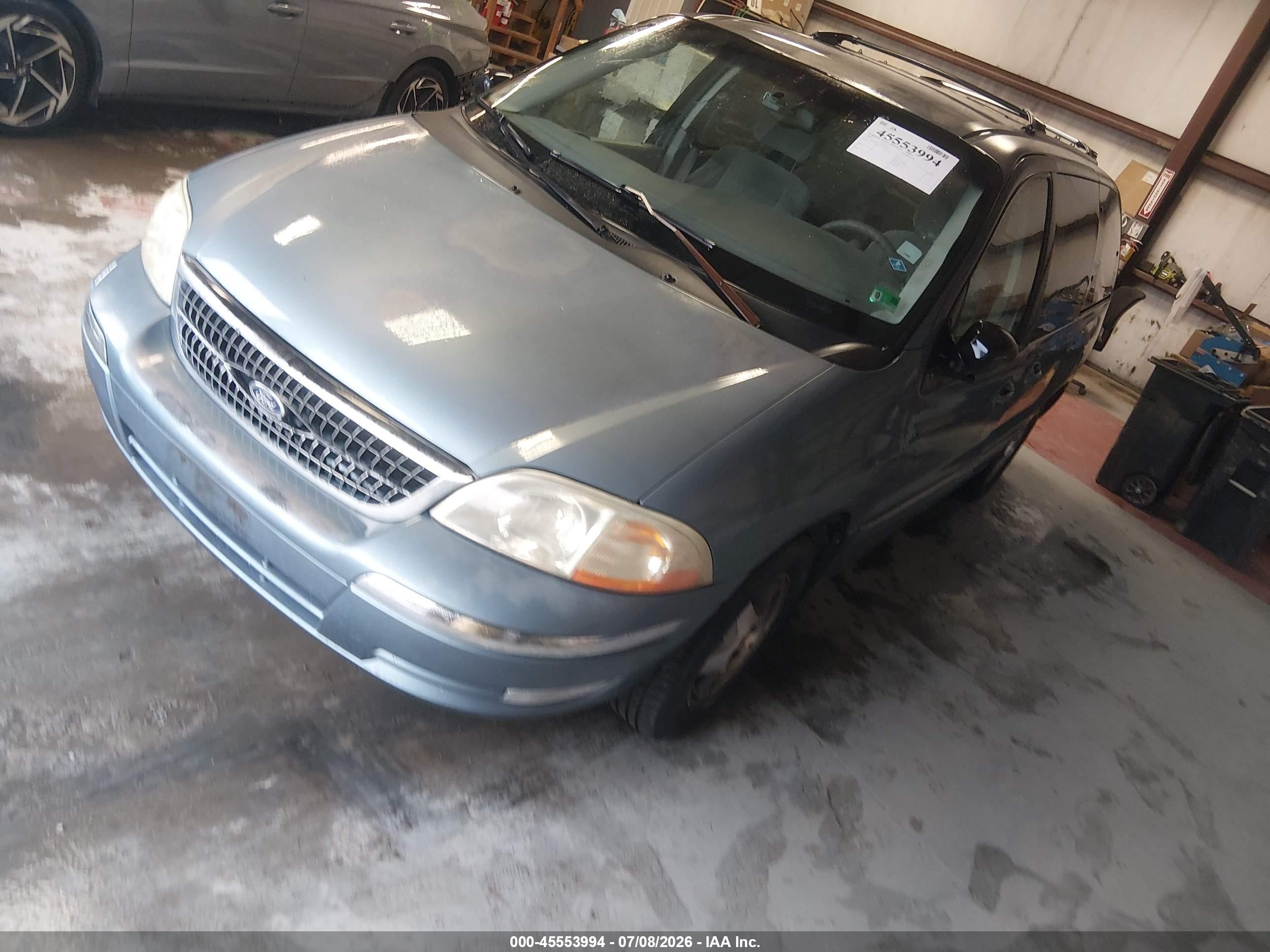 2000 Ford Windstar Se Gray vin: 2FMDA5245YBA83278