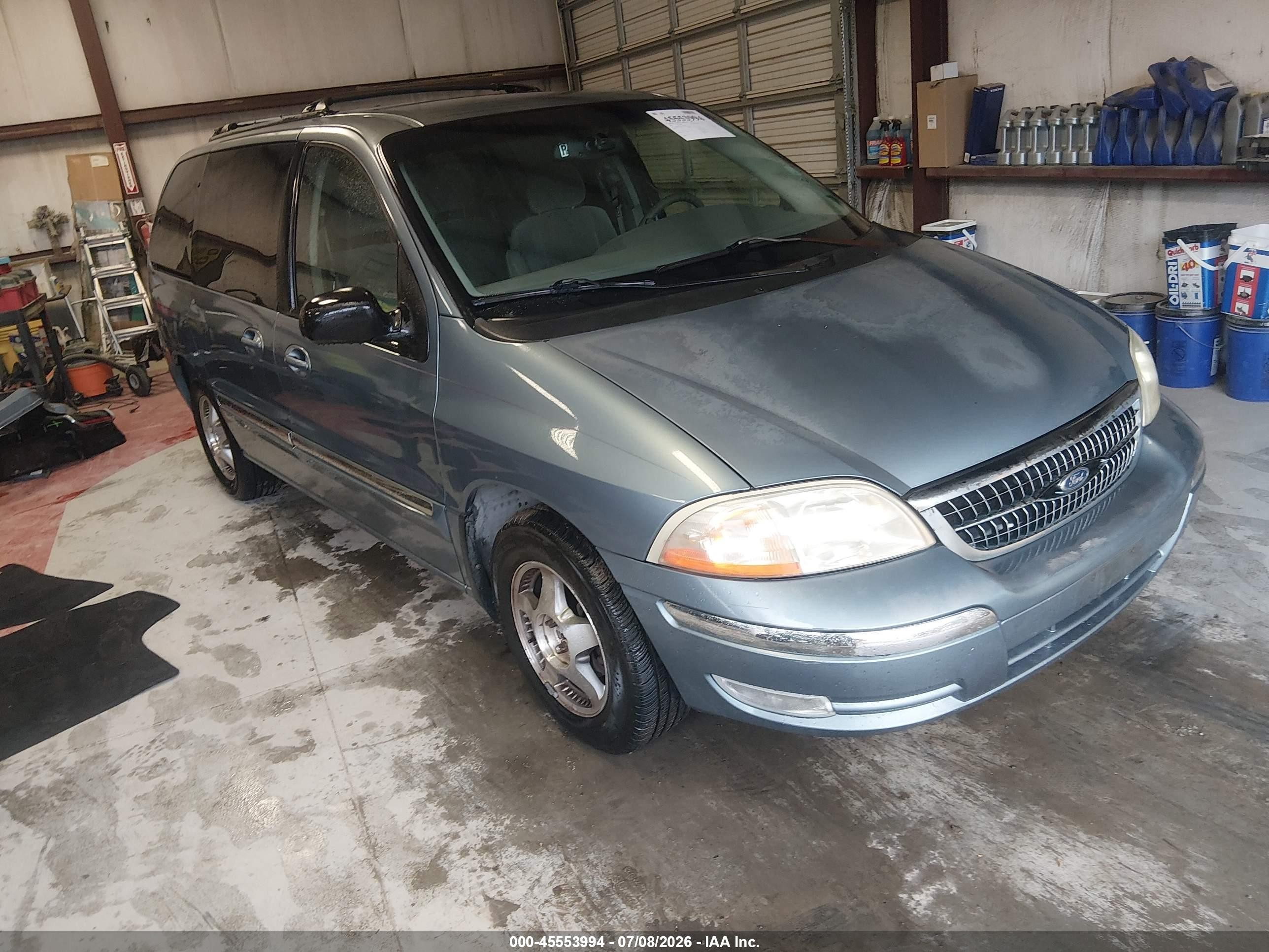 2000 Ford Windstar Se Серый vin: 2FMDA5245YBA83278
