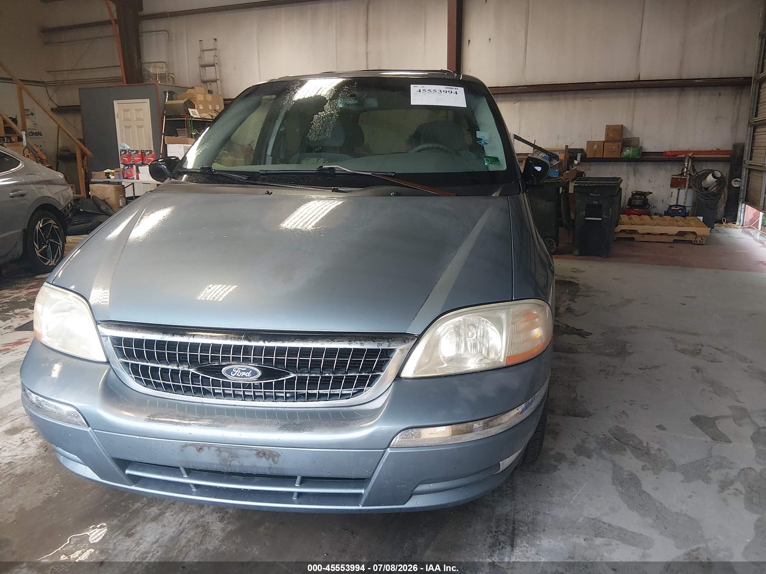 2000 Ford Windstar Se Gray vin: 2FMDA5245YBA83278