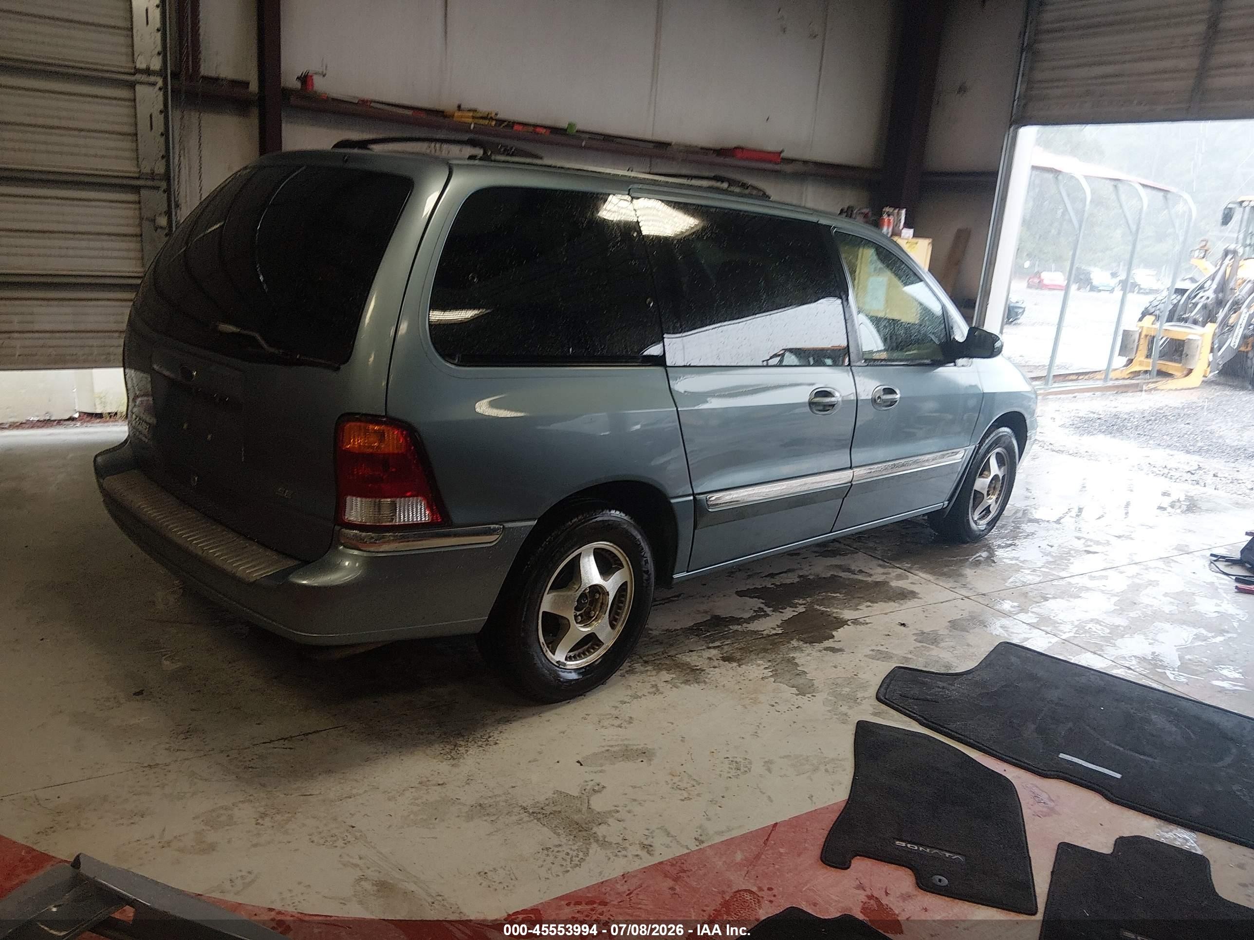 2000 Ford Windstar Se Gray vin: 2FMDA5245YBA83278