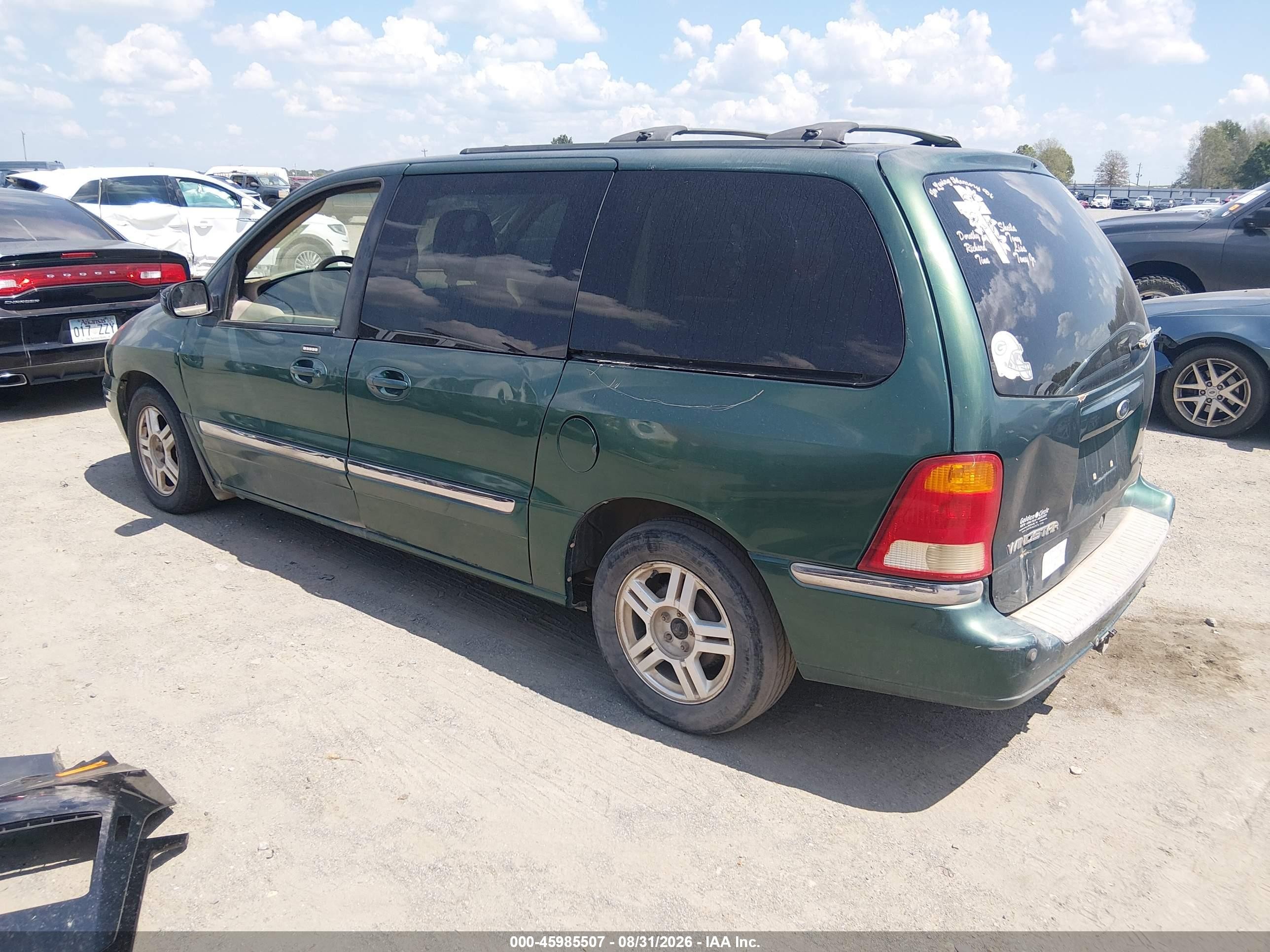2003 Ford Windstar Se Зеленый vin: 2FMDA52493BA92977