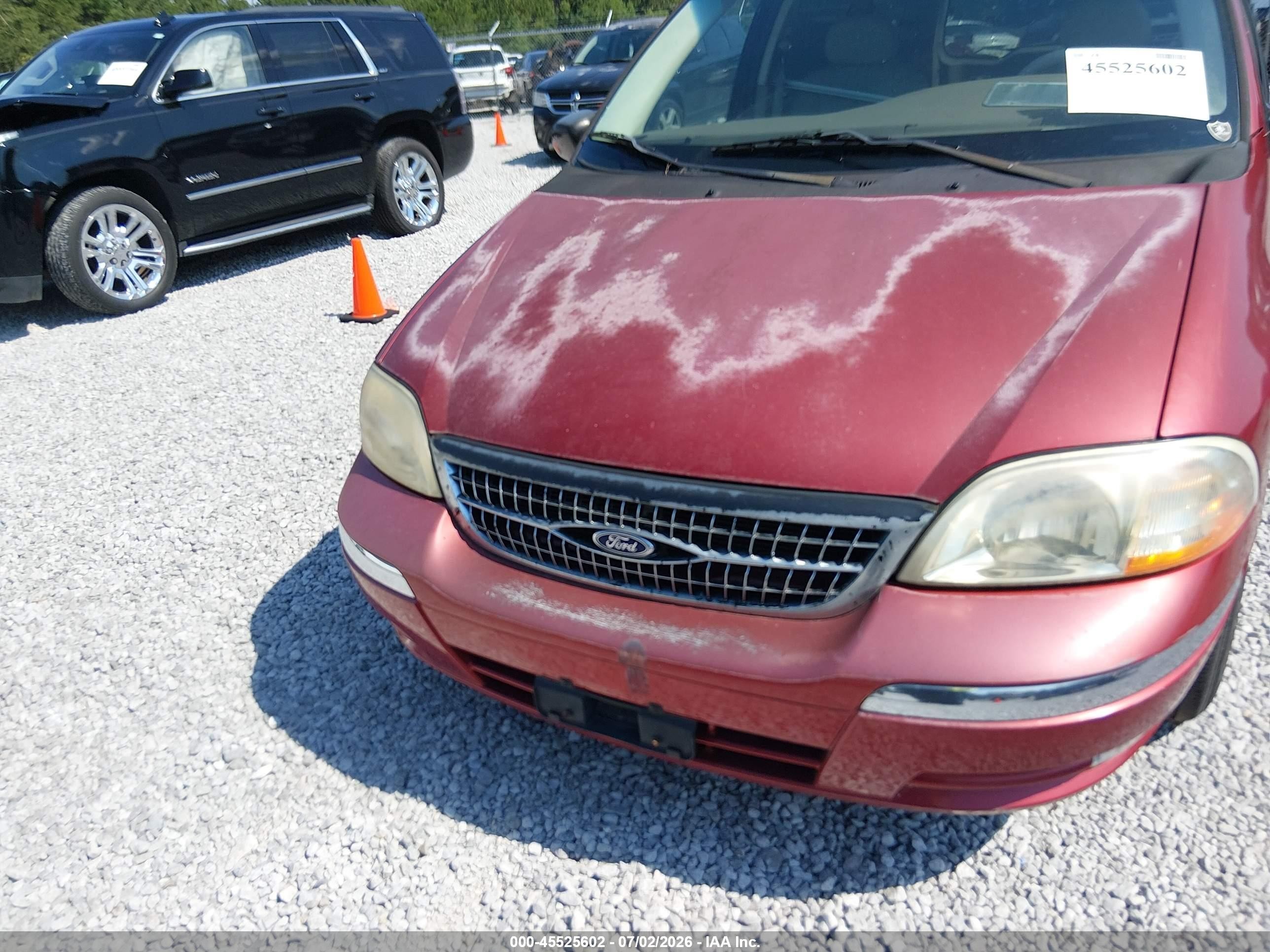 2000 Ford Windstar Se Red vin: 2FMDA524XYBC63646