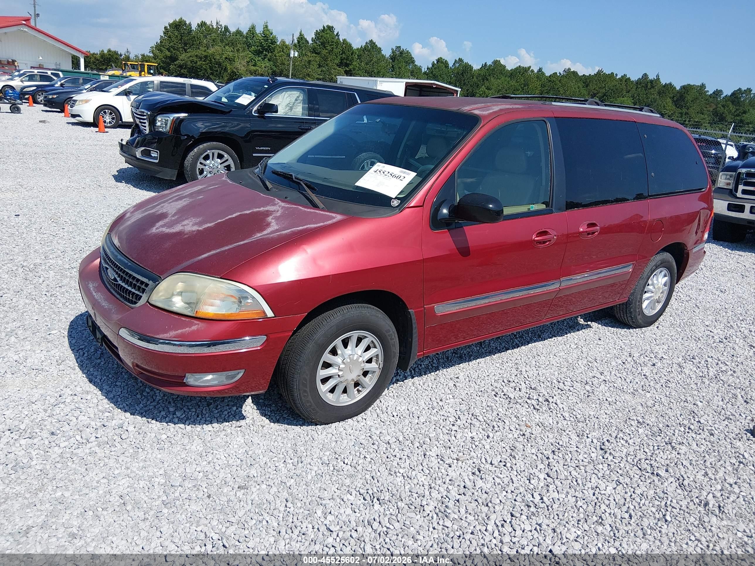 2000 Ford Windstar Se Red vin: 2FMDA524XYBC63646