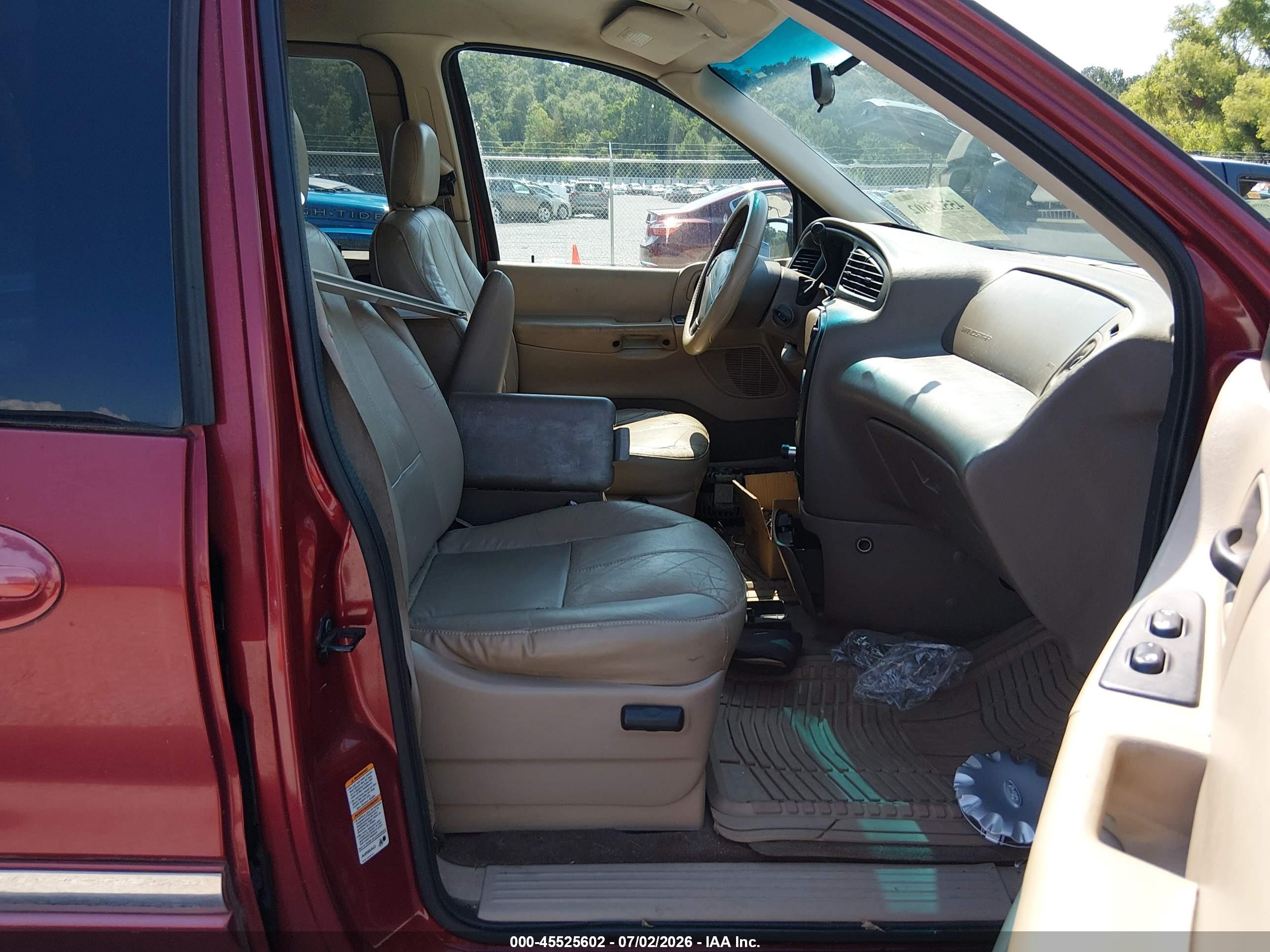 2000 Ford Windstar Se Red vin: 2FMDA524XYBC63646