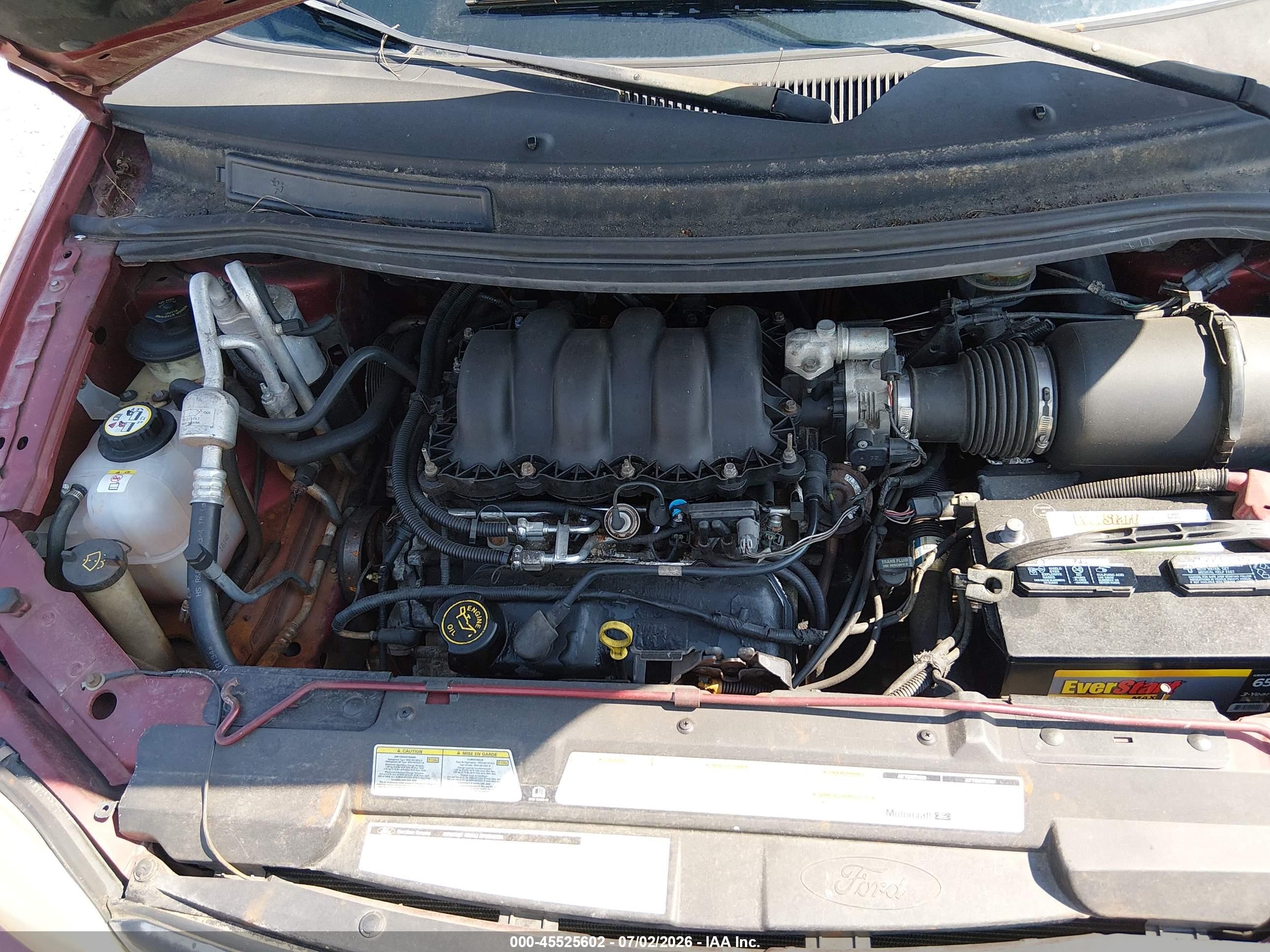 2000 Ford Windstar Se Red vin: 2FMDA524XYBC63646