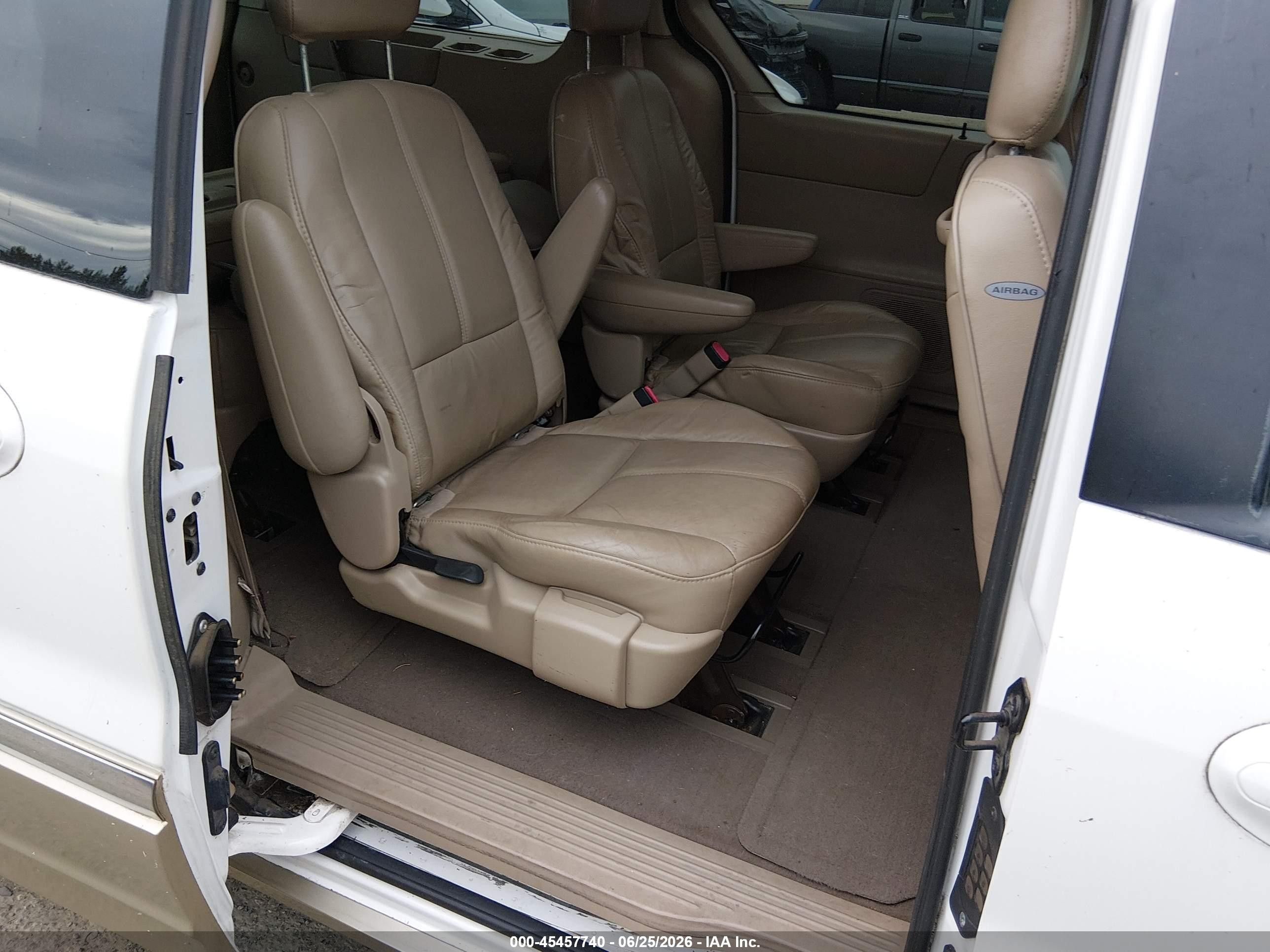 2000 Ford Windstar Limited/sel White vin: 2FMDA5340YBB48116