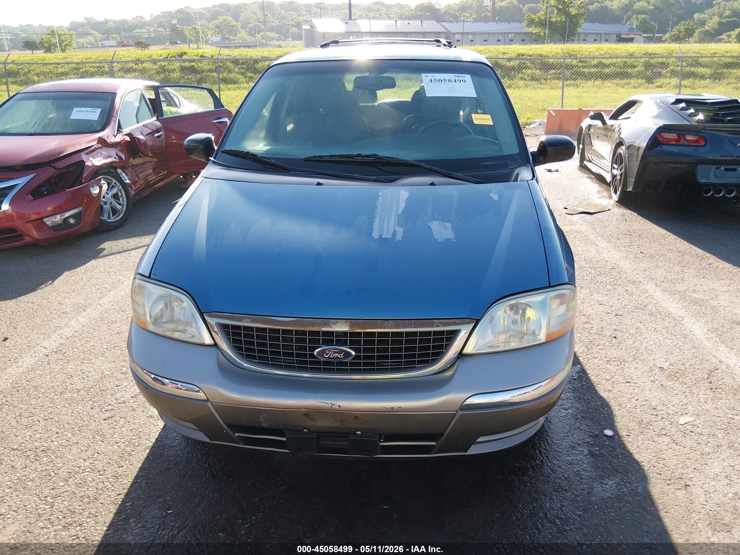 2003 Ford Windstar Sel Blue vin: 2FMDA53413BA10576