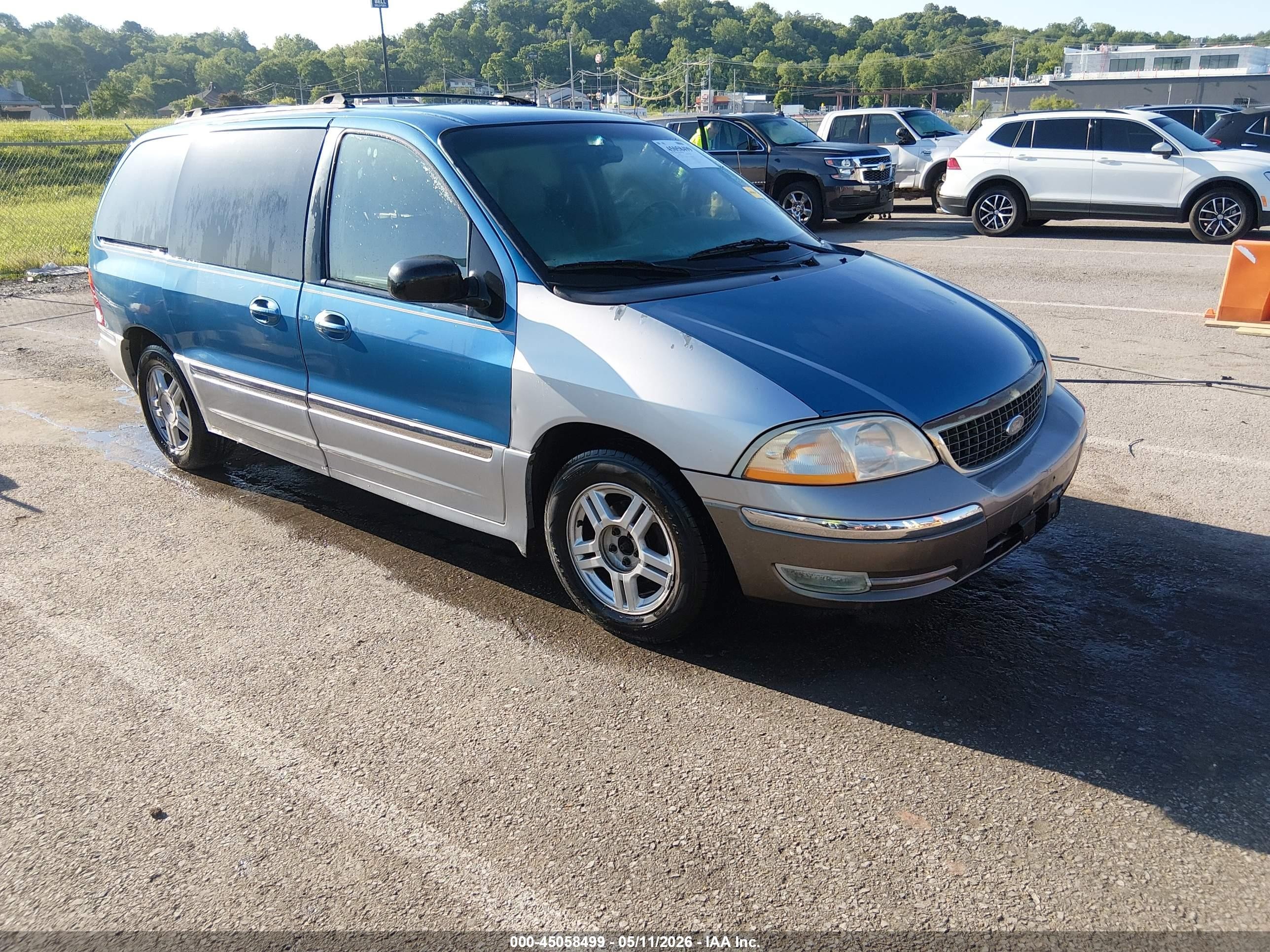2003 Ford Windstar Sel Blue vin: 2FMDA53413BA10576