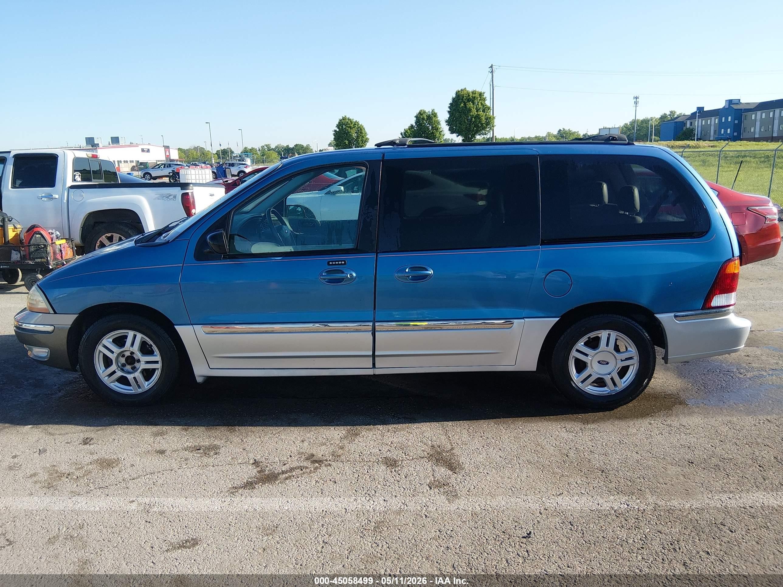 2003 Ford Windstar Sel Blue vin: 2FMDA53413BA10576
