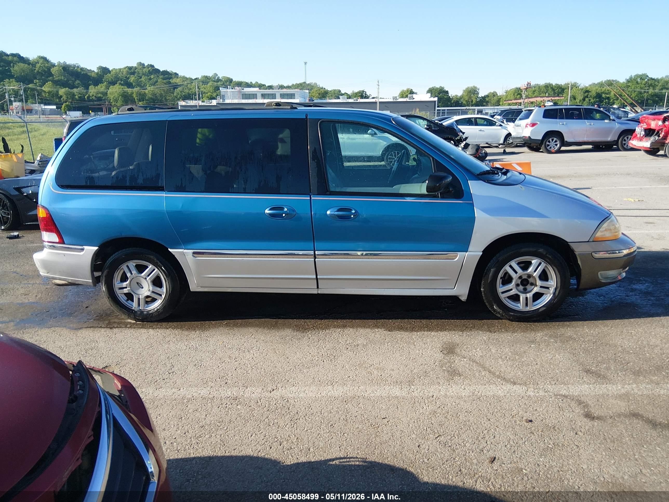 2003 Ford Windstar Sel Blue vin: 2FMDA53413BA10576
