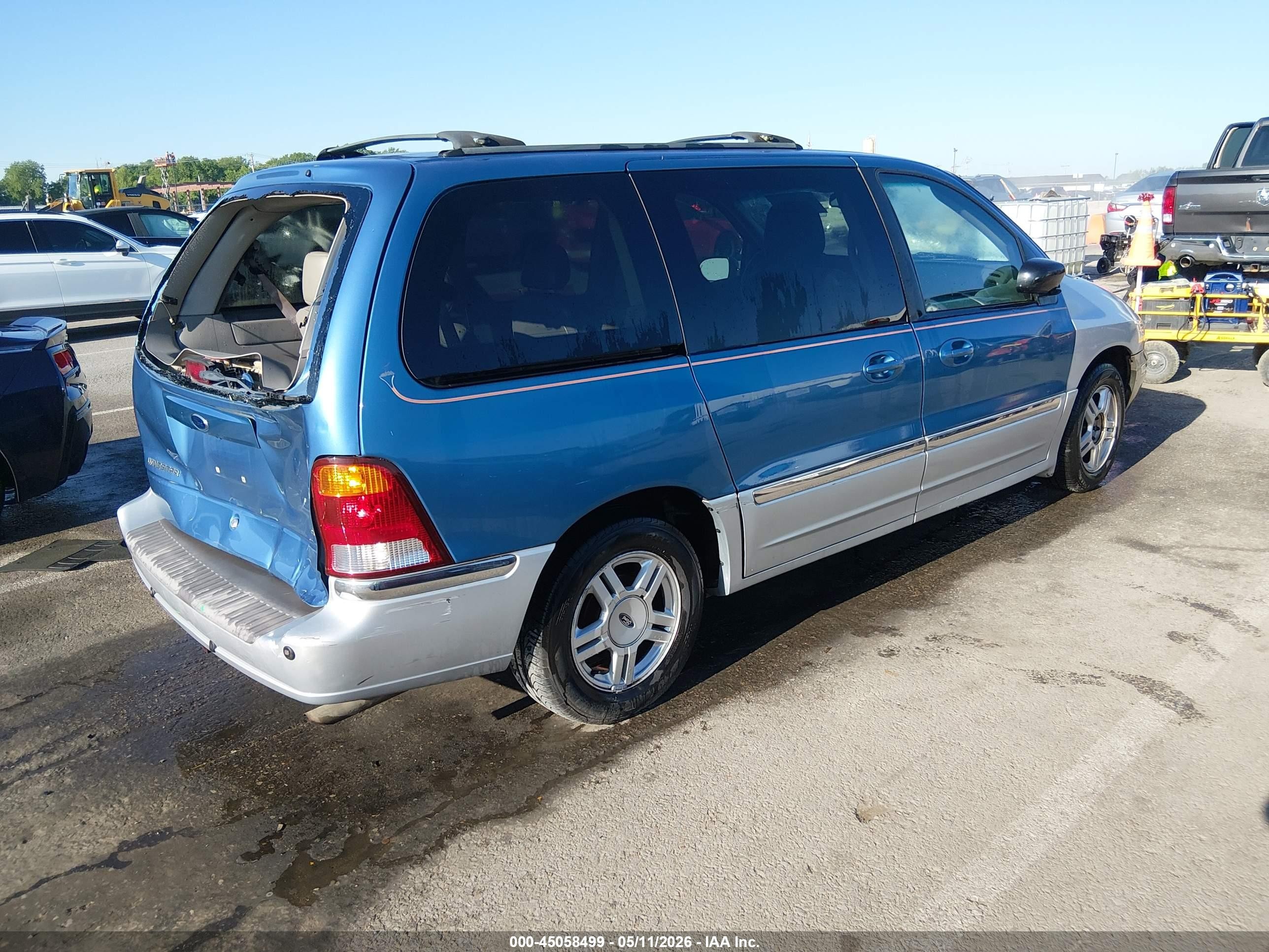 2003 Ford Windstar Sel Blue vin: 2FMDA53413BA10576
