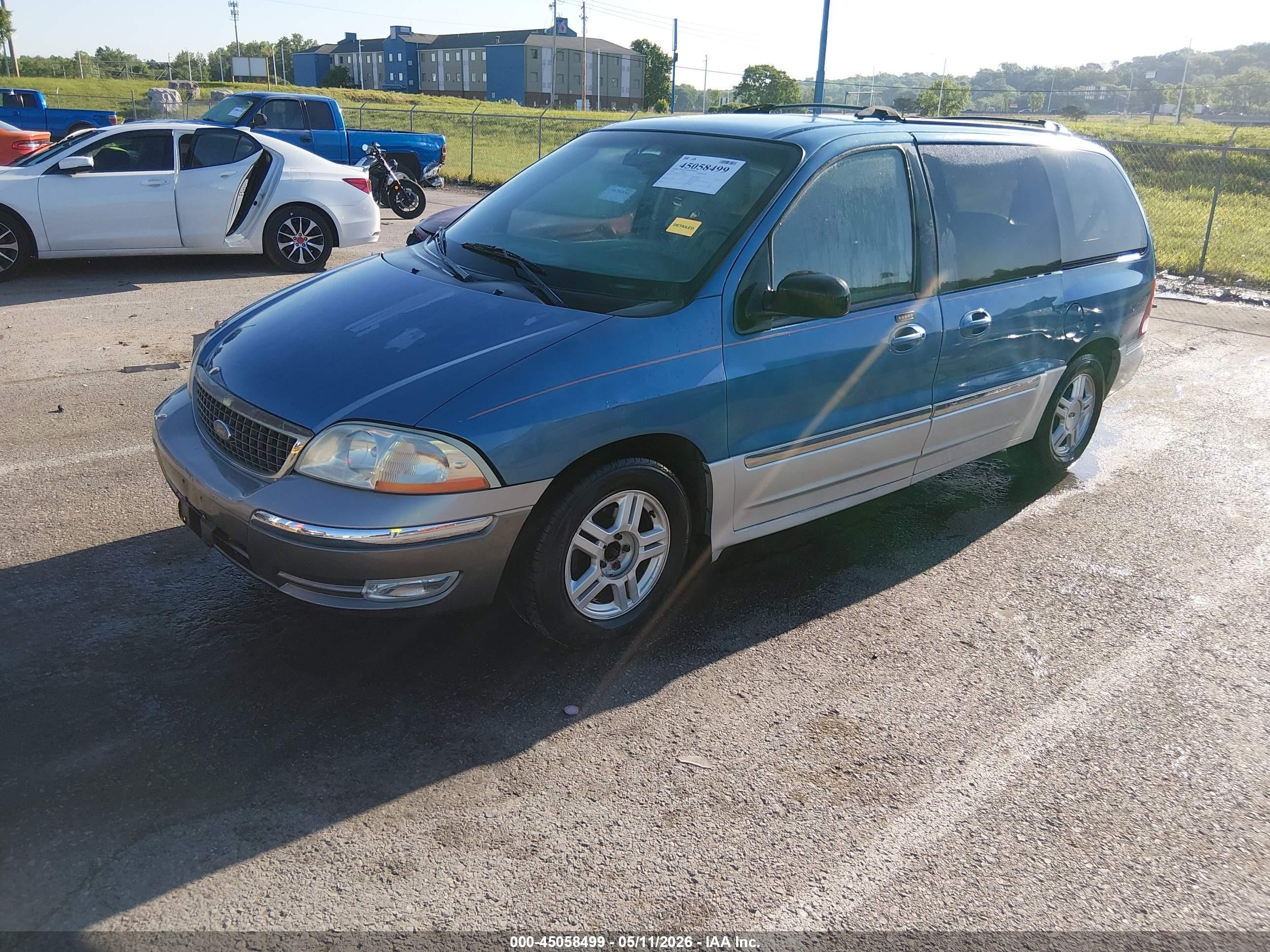 2003 Ford Windstar Sel Blue vin: 2FMDA53413BA10576