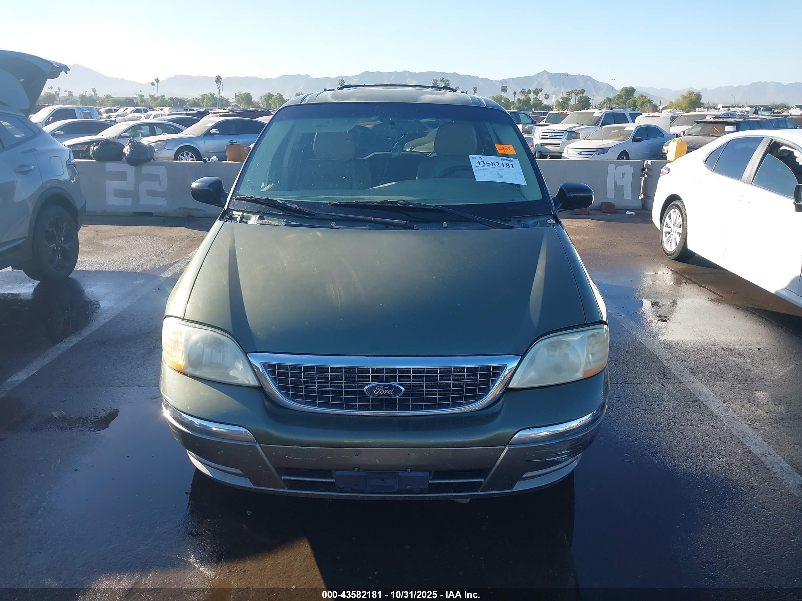 2002 Ford Windstar Sel Green vin: 2FMDA53422BA14411