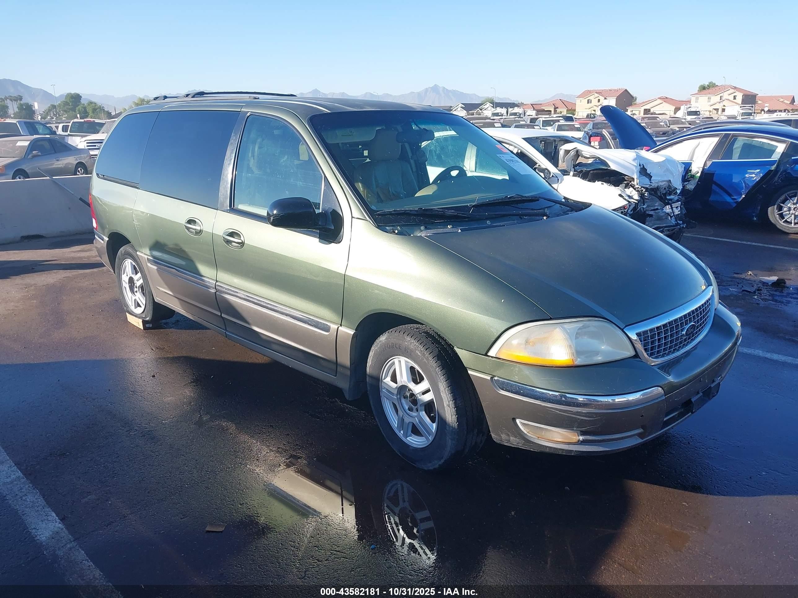 2002 Ford Windstar Sel Green vin: 2FMDA53422BA14411