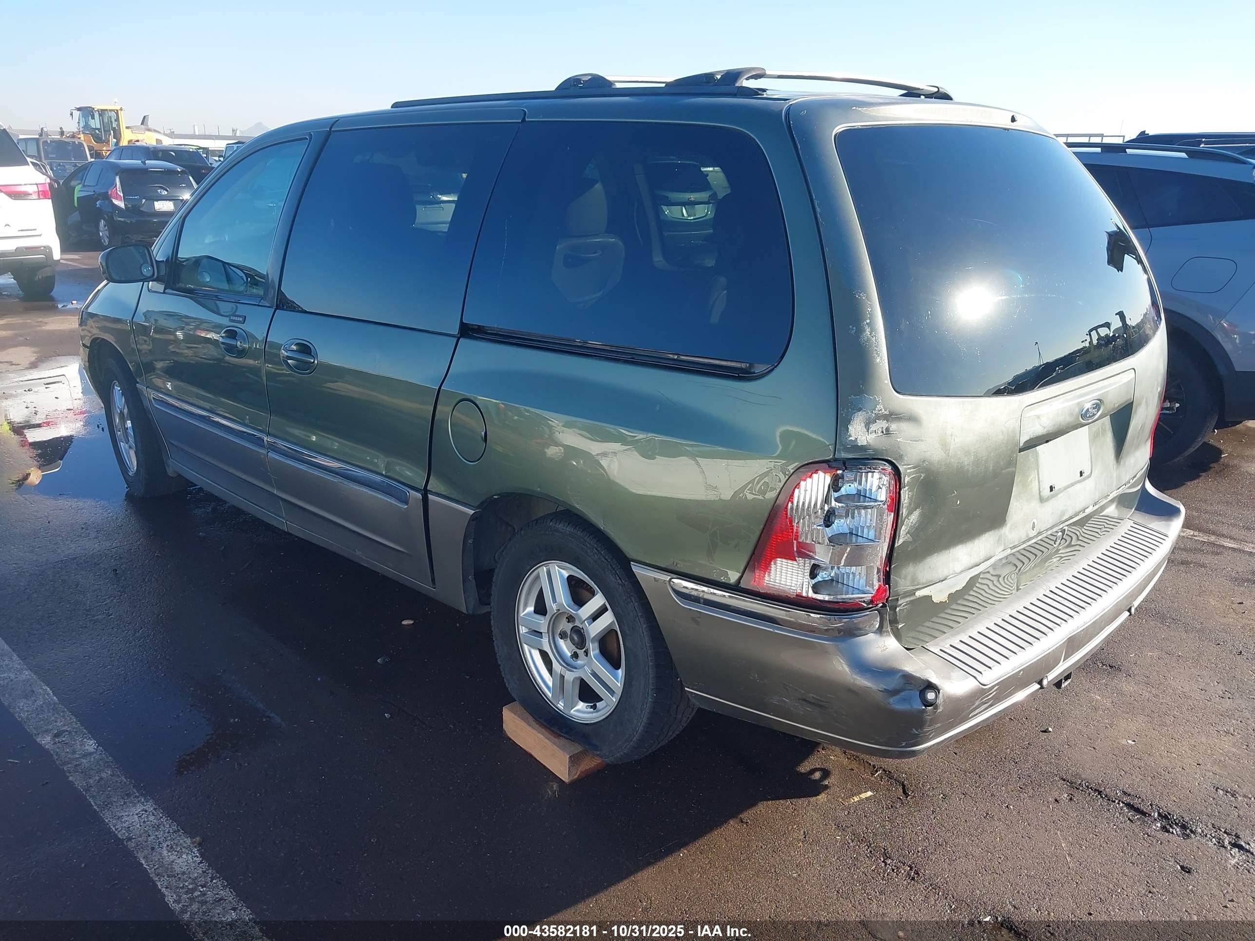 2002 Ford Windstar Sel Green vin: 2FMDA53422BA14411
