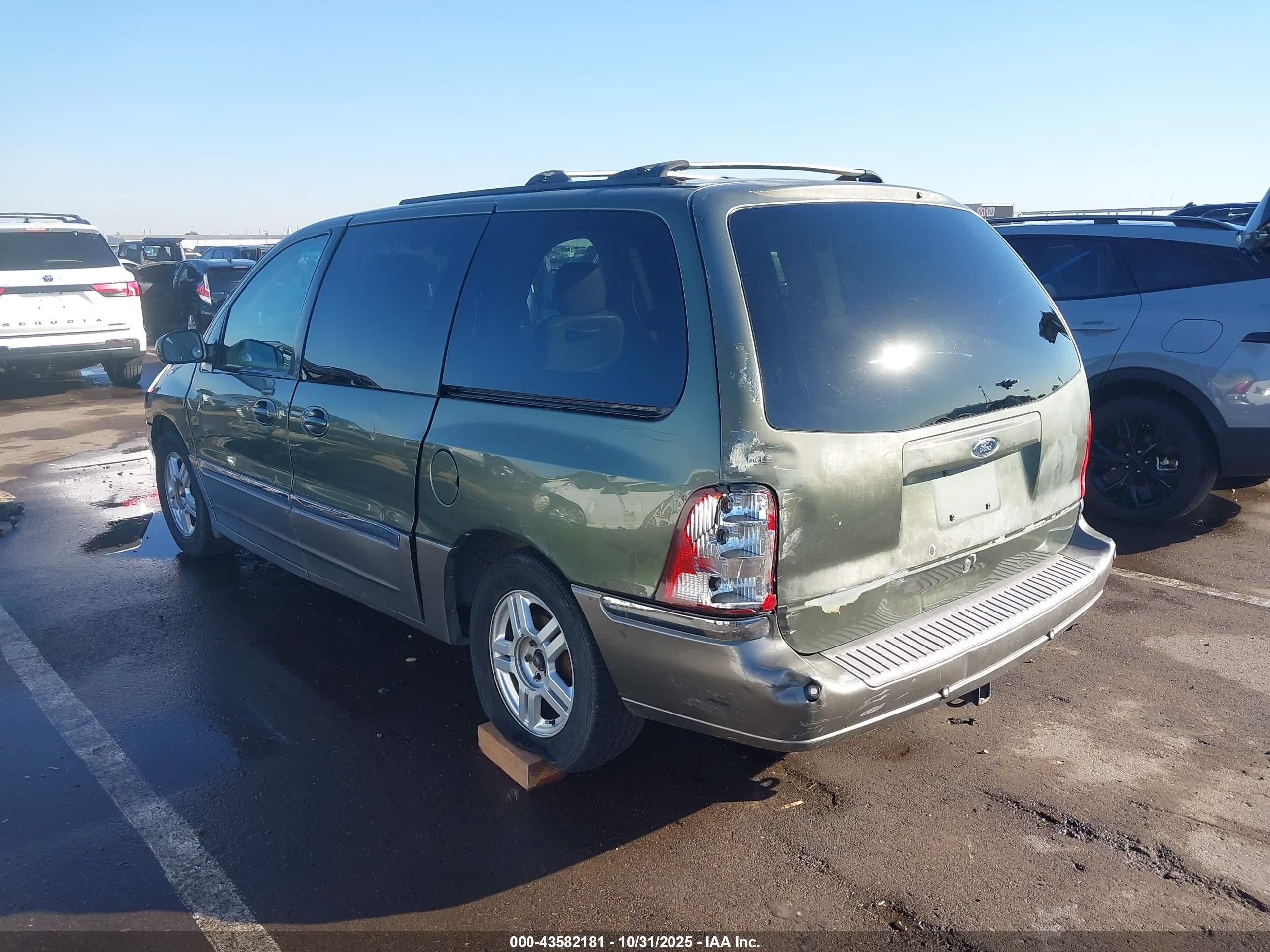 2002 Ford Windstar Sel Green vin: 2FMDA53422BA14411