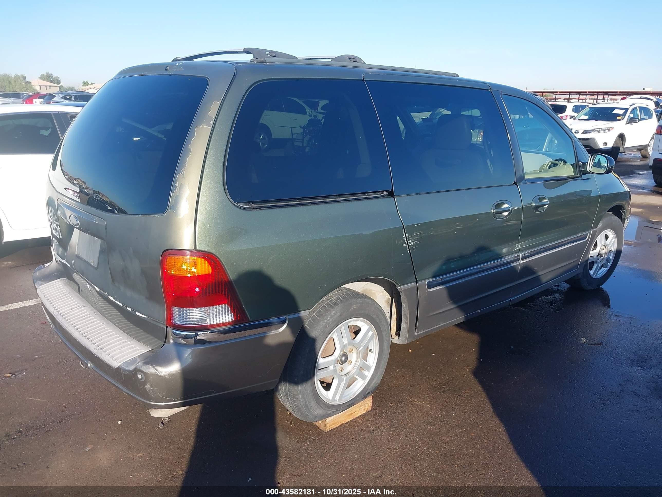 2002 Ford Windstar Sel Green vin: 2FMDA53422BA14411
